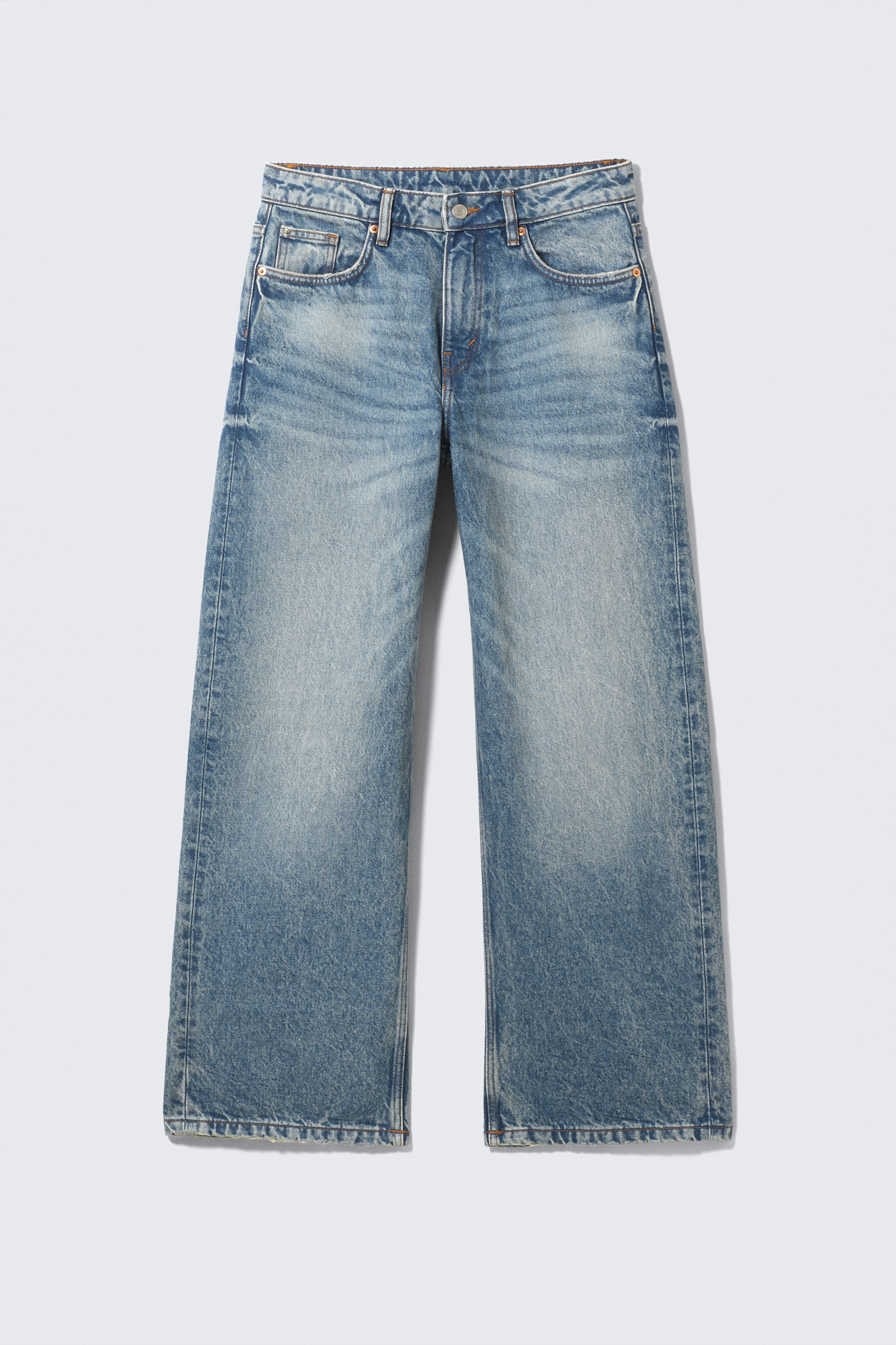 Jeans Missy loose a vita bassa con straight leg - Mountain Blue - Blu medio/Nero deciso – Nero/Lavaggio blu – Blu scuro/Dusky Black - Nero/Pandora Blue - Blu scuro/Hymn - Blu medio/Notus Blue - Azzurro
