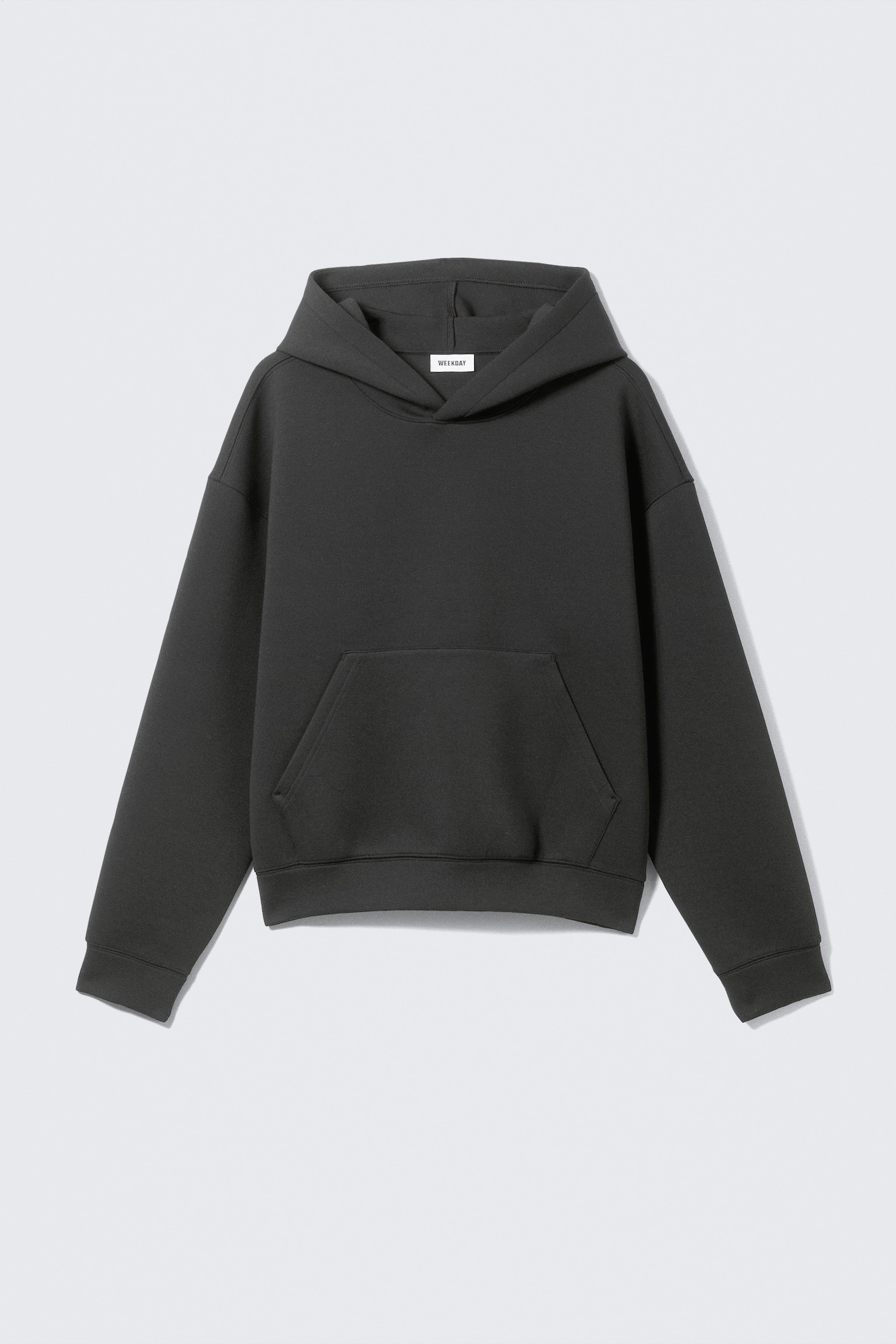 Sweat à capuche en scuba Simon - Gris foncé/Gris chiné/Noir/Vert foncé/Bordeaux - 1