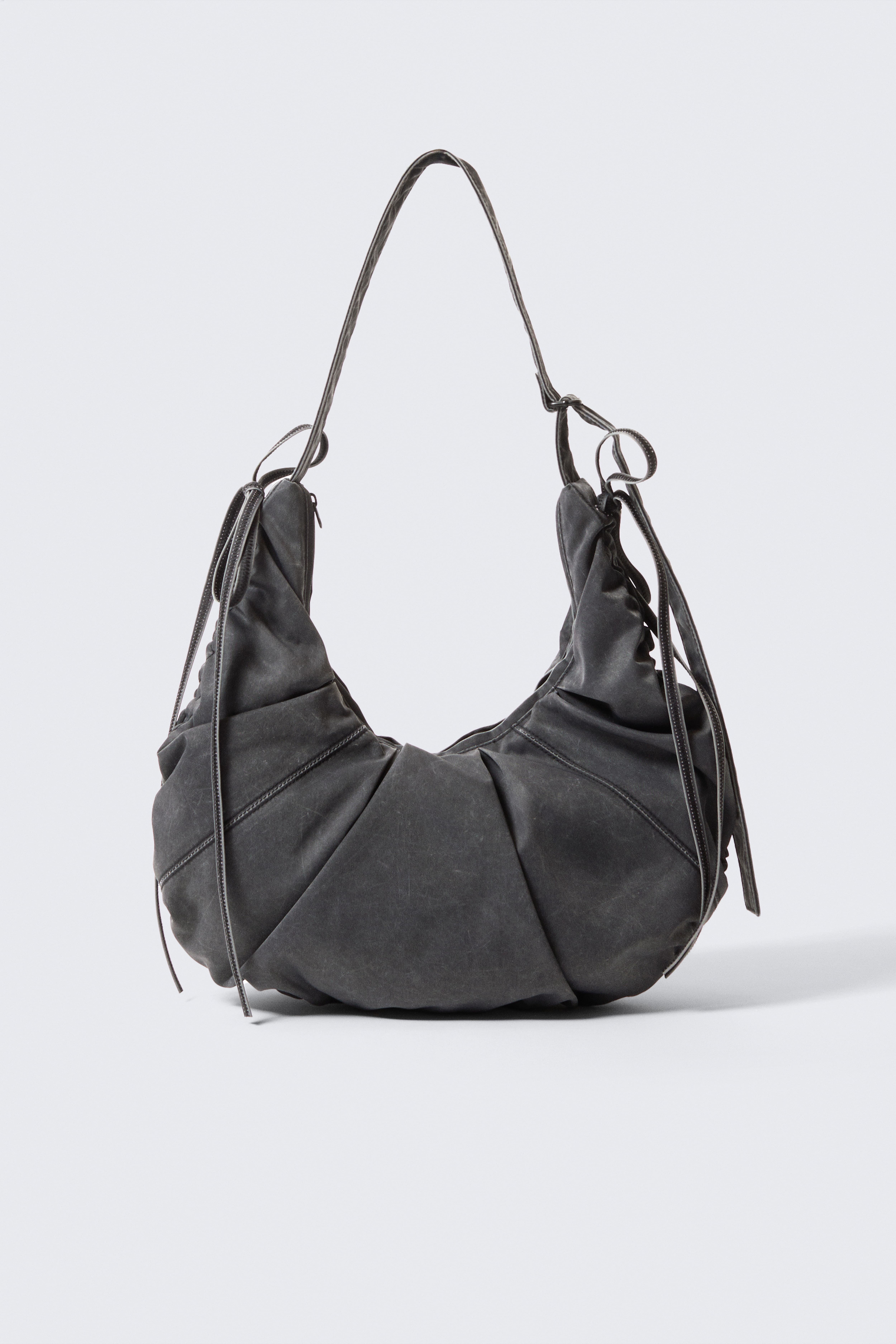 RUCHED - CROSSBODY-BAG - Schwarz/Dark Beige