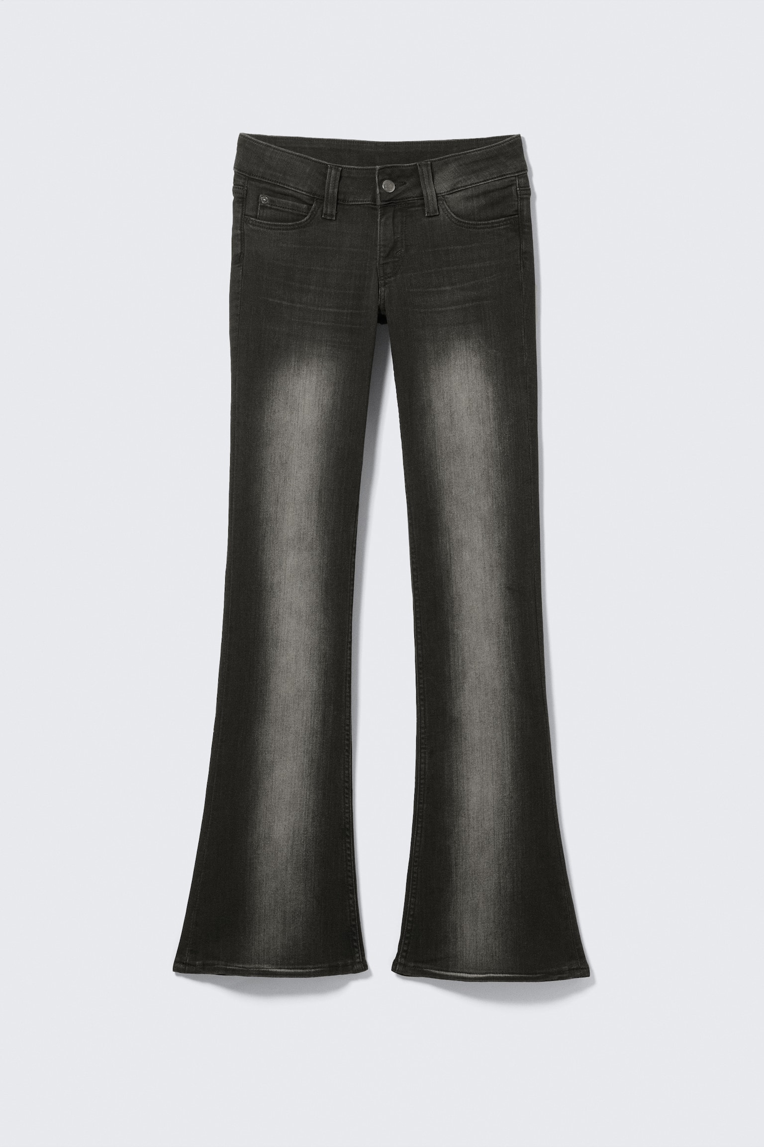 Booty Bei Low Rise Skinny Bootcut Jeans - Black Spray - Schwarz/Blue Moon - Mittelblau/Hellblau/Blue Rinse - Dunkelblau/Blue Spray - Dunkelblau/Black Moon - Grau/Star Blue - Dunkelblau/Cloudy Blue - Mittelblau/Hellblau/Waschung "Black Top" - 2