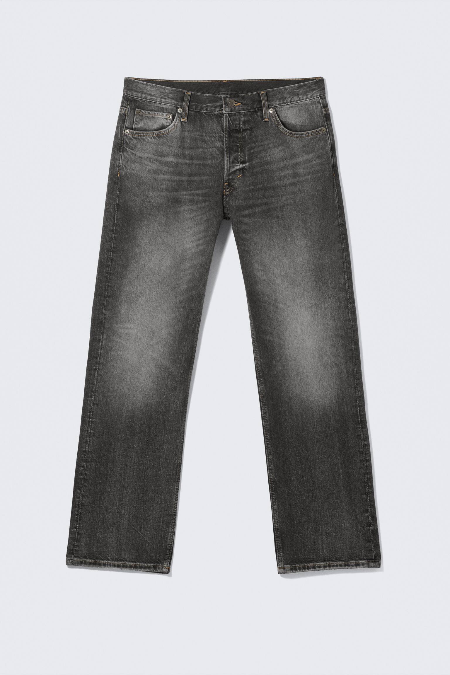 Meteor Low Rise Relaxed Straight Leg Jeans - Dusky Black - Black/Kimberley Blue - Medium Blue/Black Rinse - Black/Board Blue - Medium Blue - 2