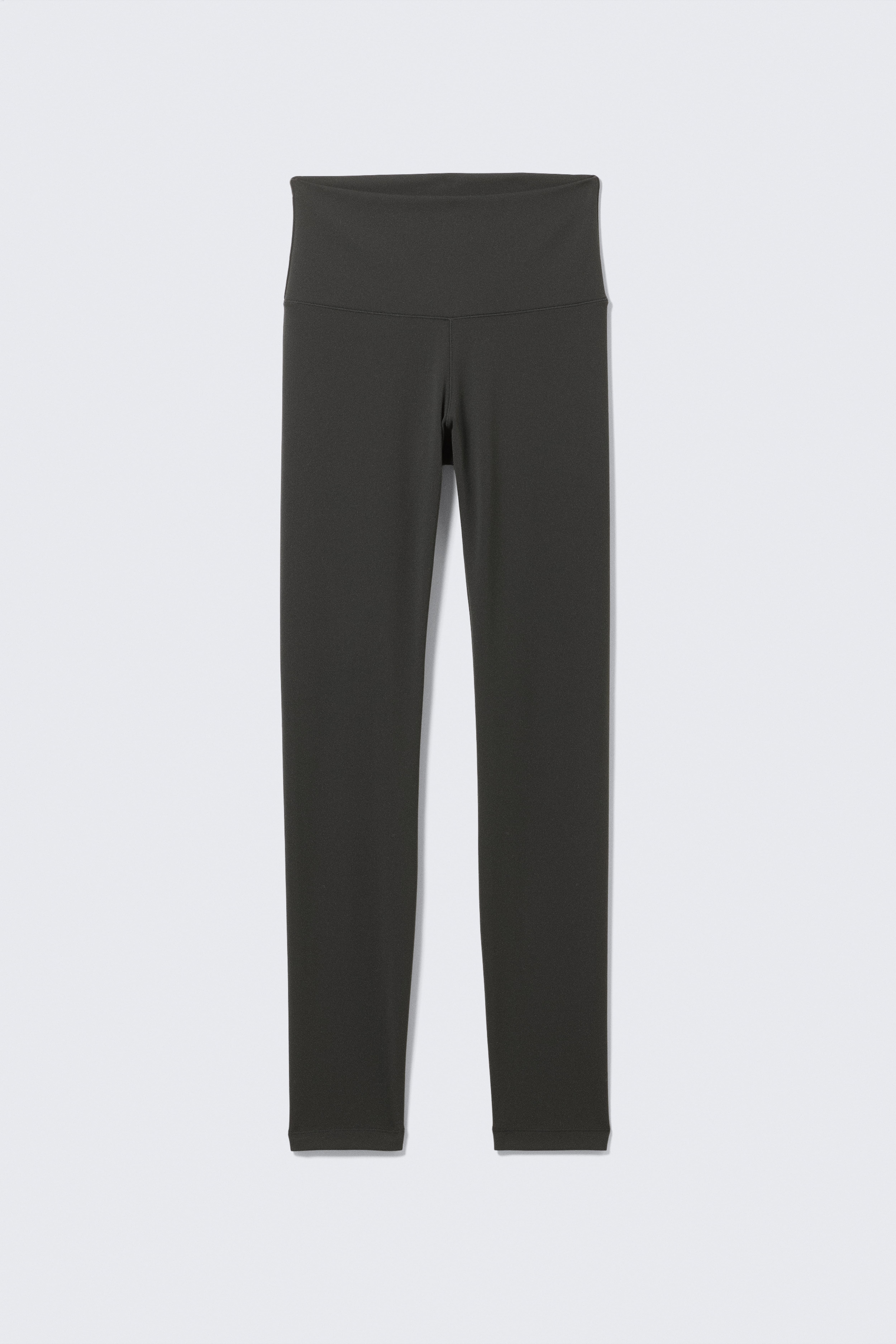 Leggings sportivi a vita alta - Grigio scuro/Marrone scuro/Grigio polvere chiaro/Nero/Marrone scuro/Verde kaki scuro/Bianco