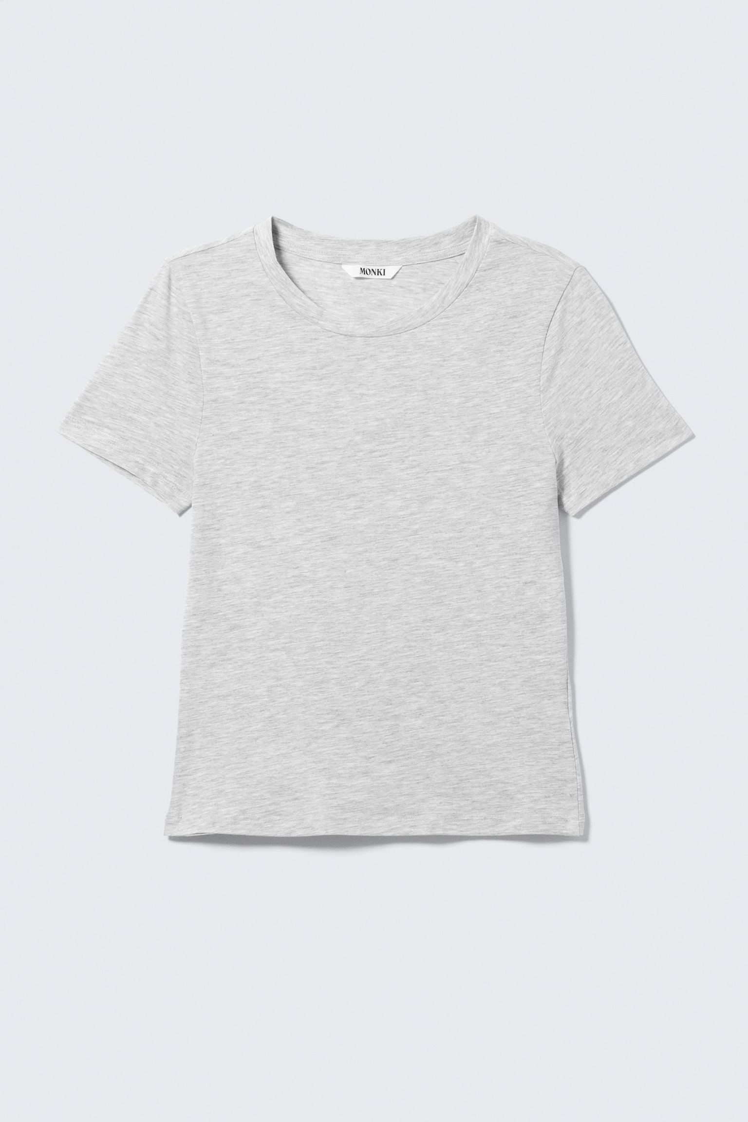 Mini T-shirt ajusté - Gris chiné/Rayures bleu marine/vert/Blanc/Noir - 2