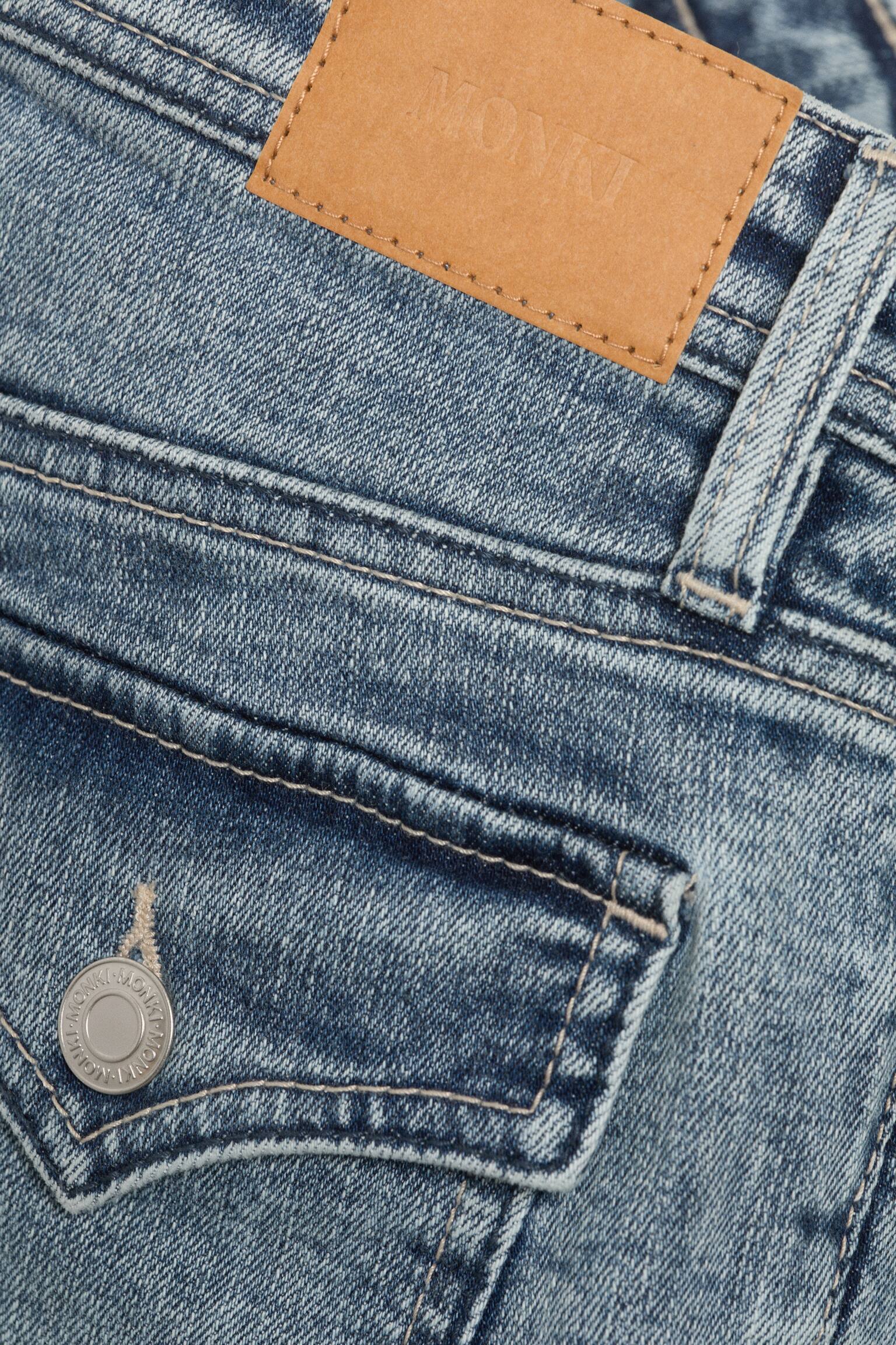 Low Rise Slim Flared Leg Jeans - Fresh Blau - Mittelblau/Blue Rinse - Dunkelblau/Ink Black - Schwarz - 4
