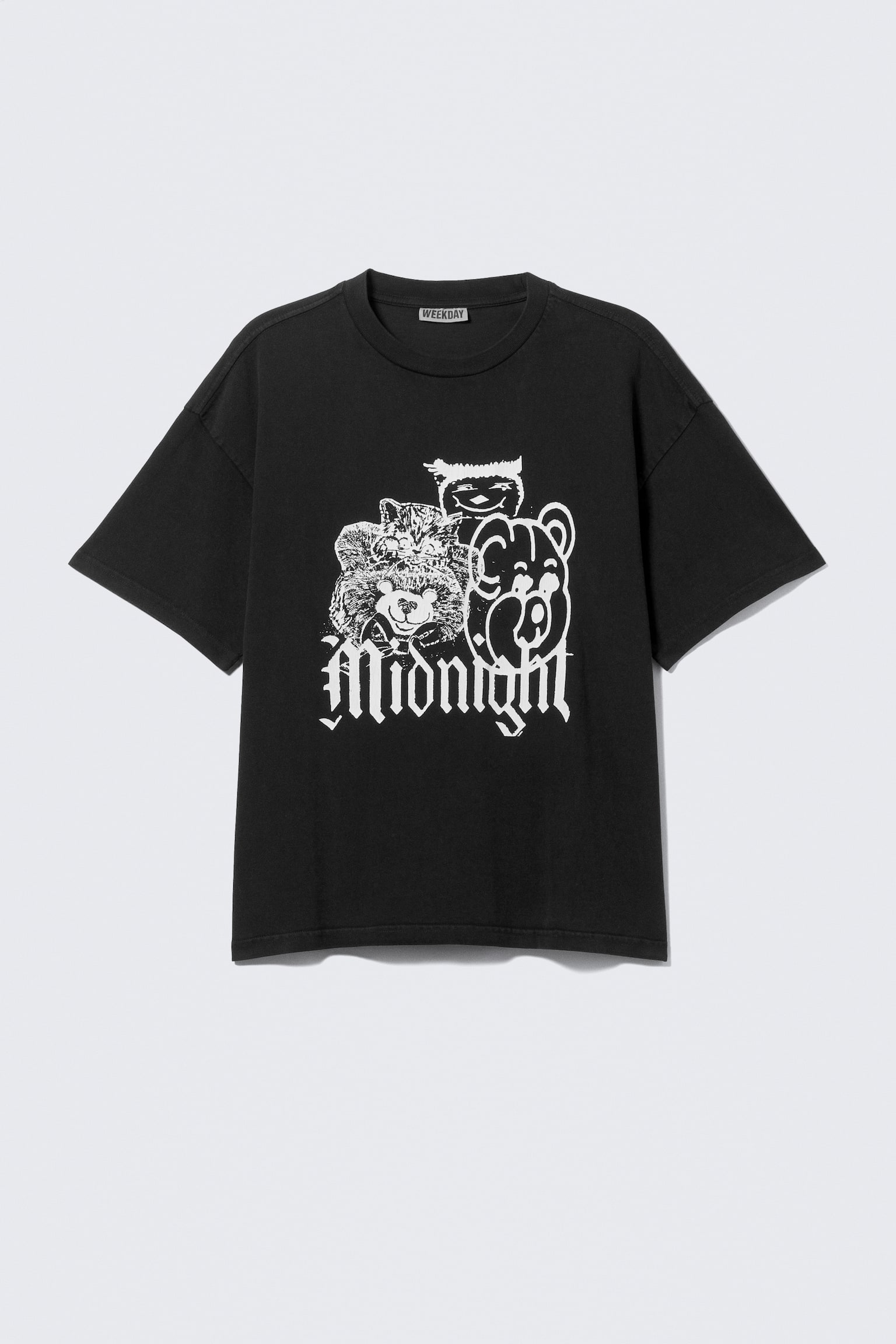 T-shirt Great boxy con stampa grafica - Nero - Midnight/Nero - Heartbeat/Bianco - Robo Silver Face/Nero - Heart of Energy/Bianco - Dreams/Bright Blue - Four Man Gang - 2