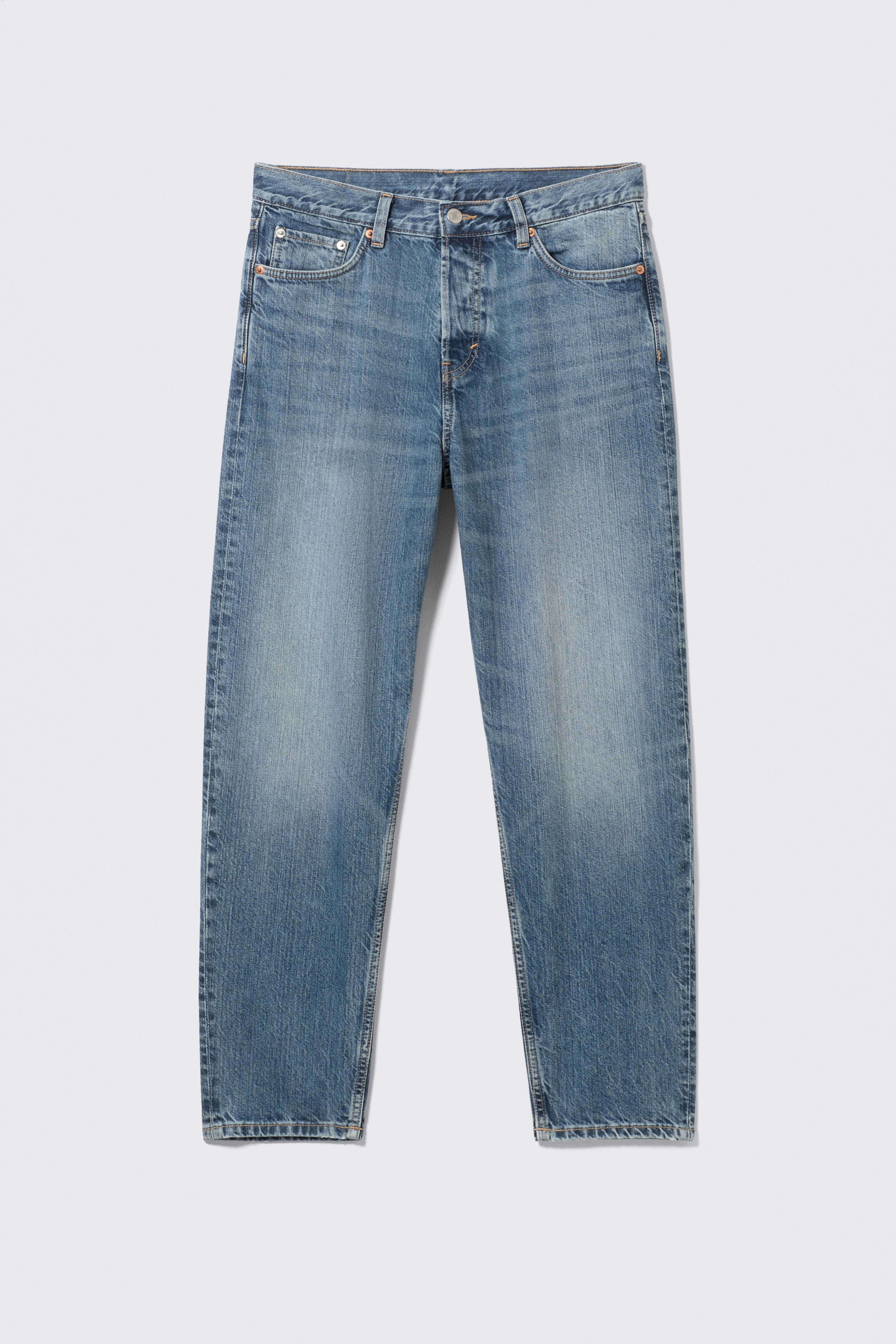 Jeans Ray a vita media e gamba tapered - Radio Blue - Blu medio/Deep Sea Blue - Blu scuro/Seventeen Blue - Blu medio/Nero deciso – Nero