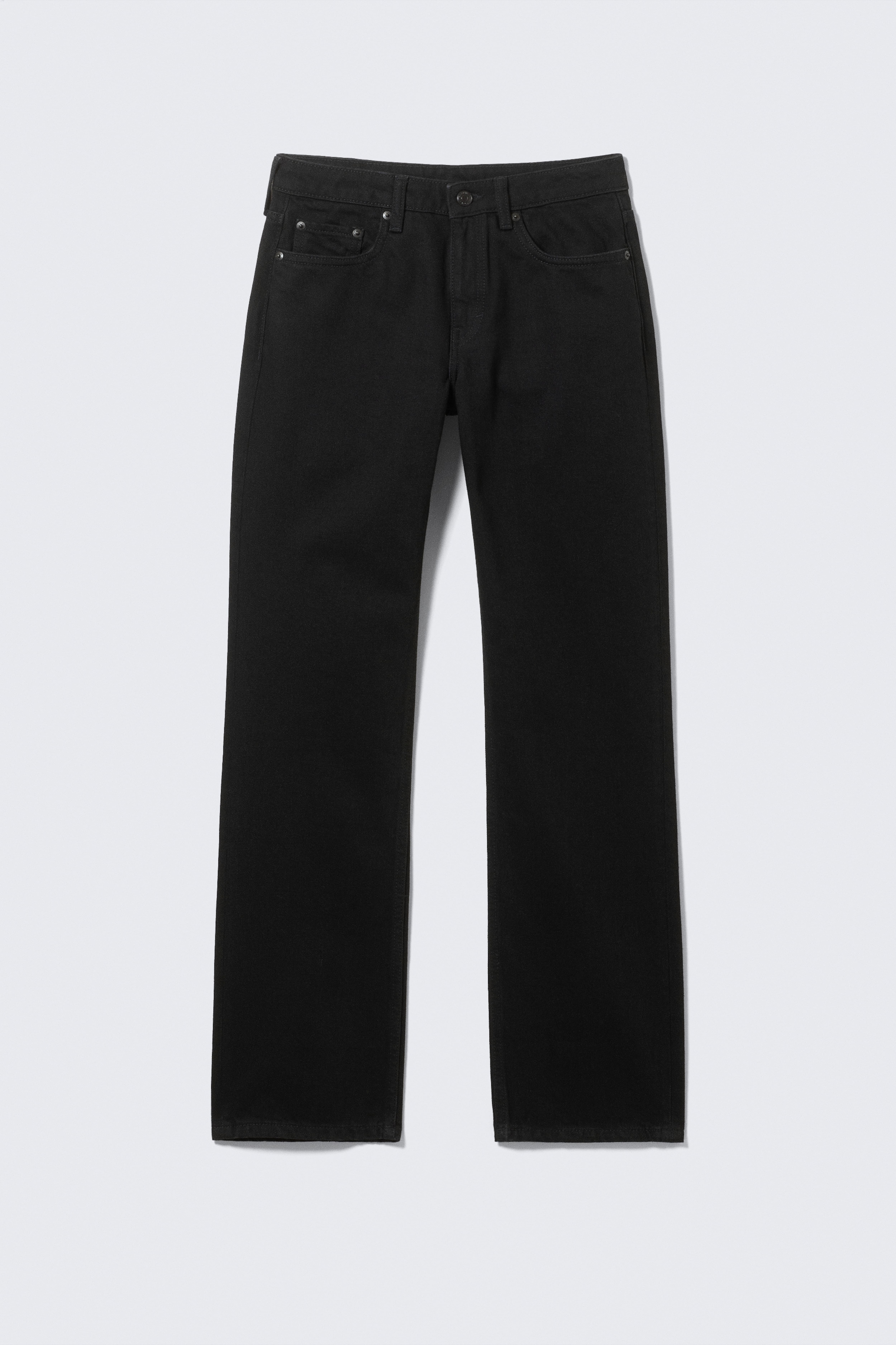Pin Mid Waist Regular Straight Leg Jeans - Black Rinse - Schwarz/Radio Blue - Mittelblau/Eighteen Blau - Mittelblau/Deep Ocean Blue - Dunkelblau