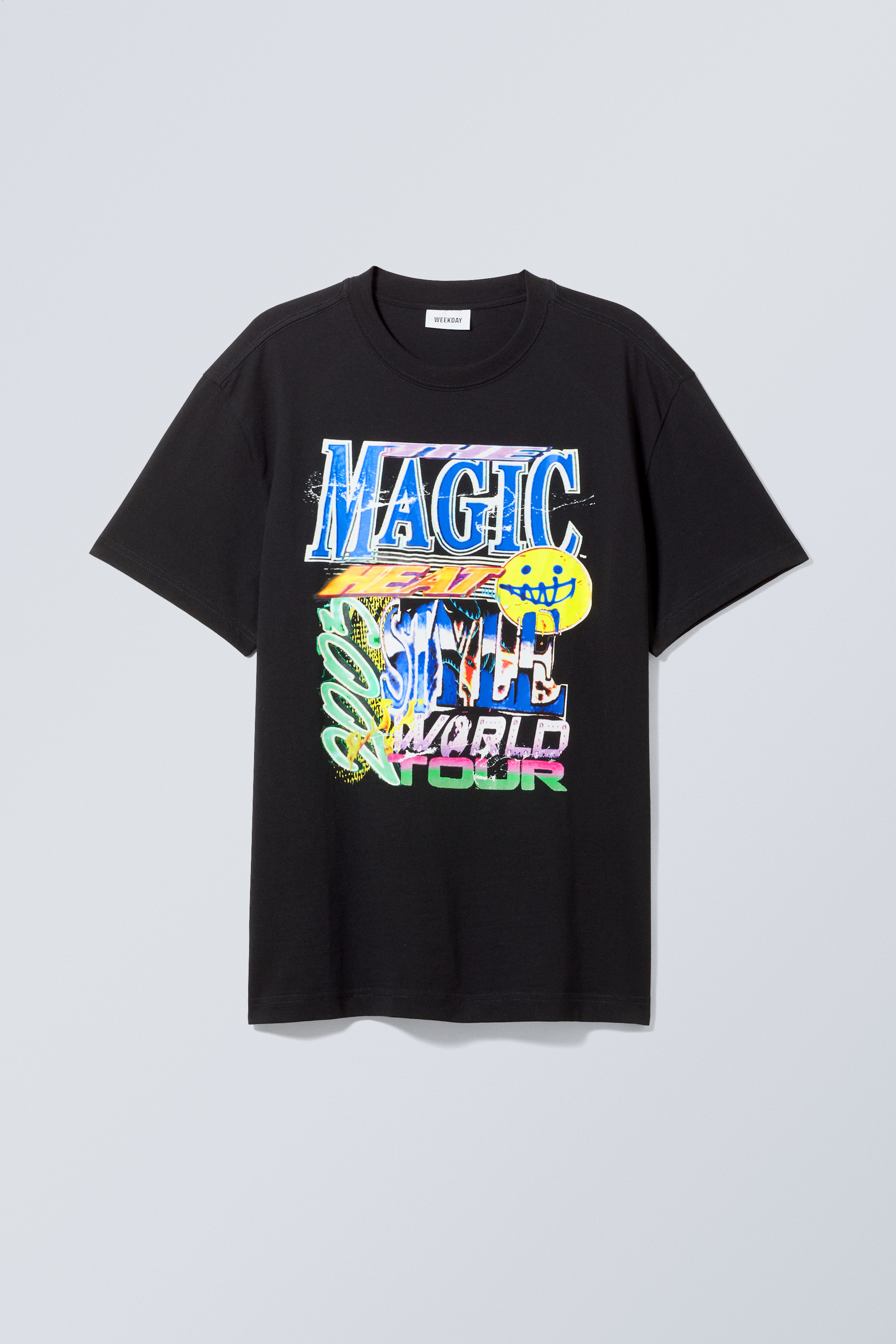 Oversized-T-Shirt mit Grafikprint - Rundausschnitt - Kurzarm - No 