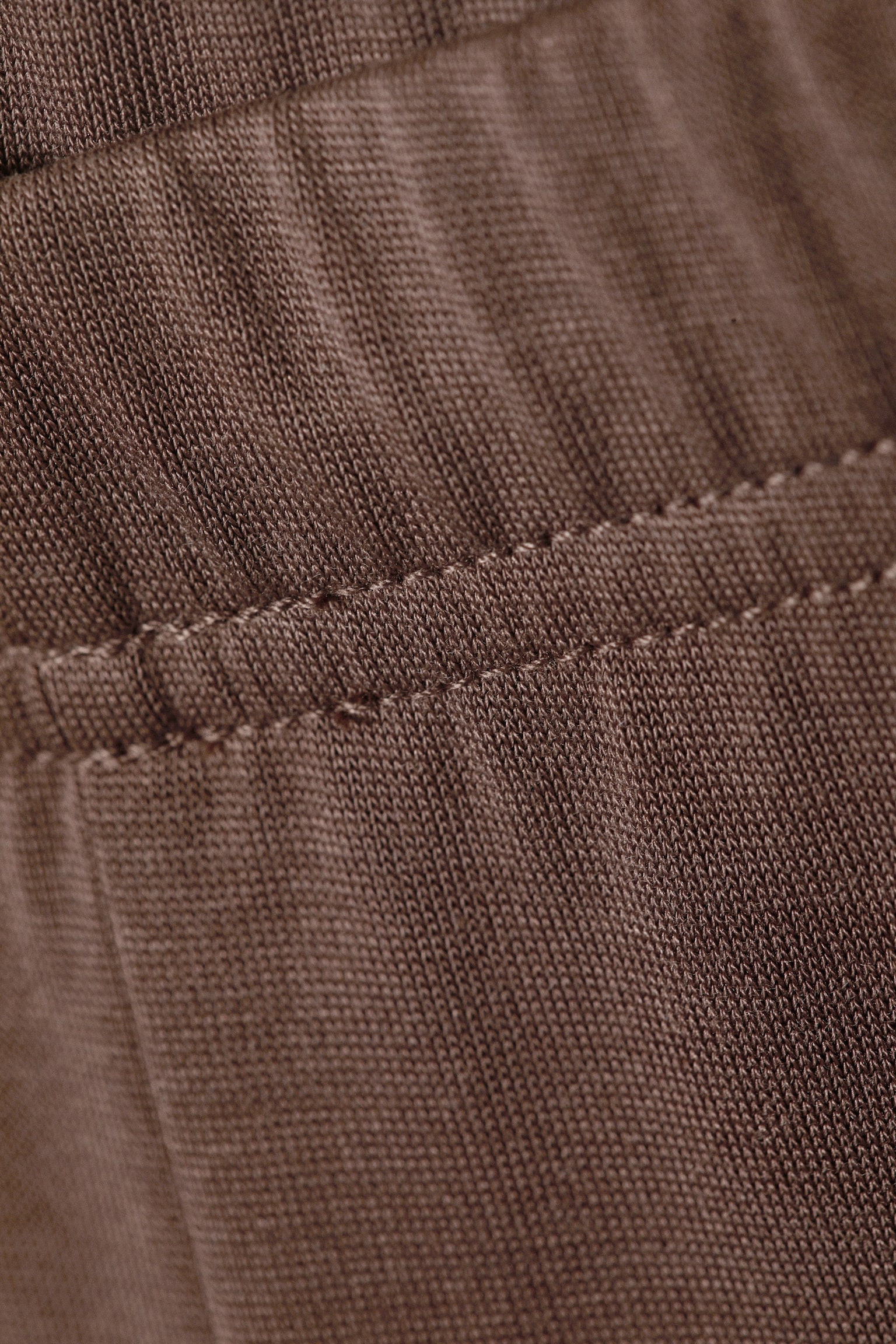 Weiche Hose mit weitem Bein und niedrigem Bund - Graubraun gewaschen/Gewaschenes Schwarz - 4