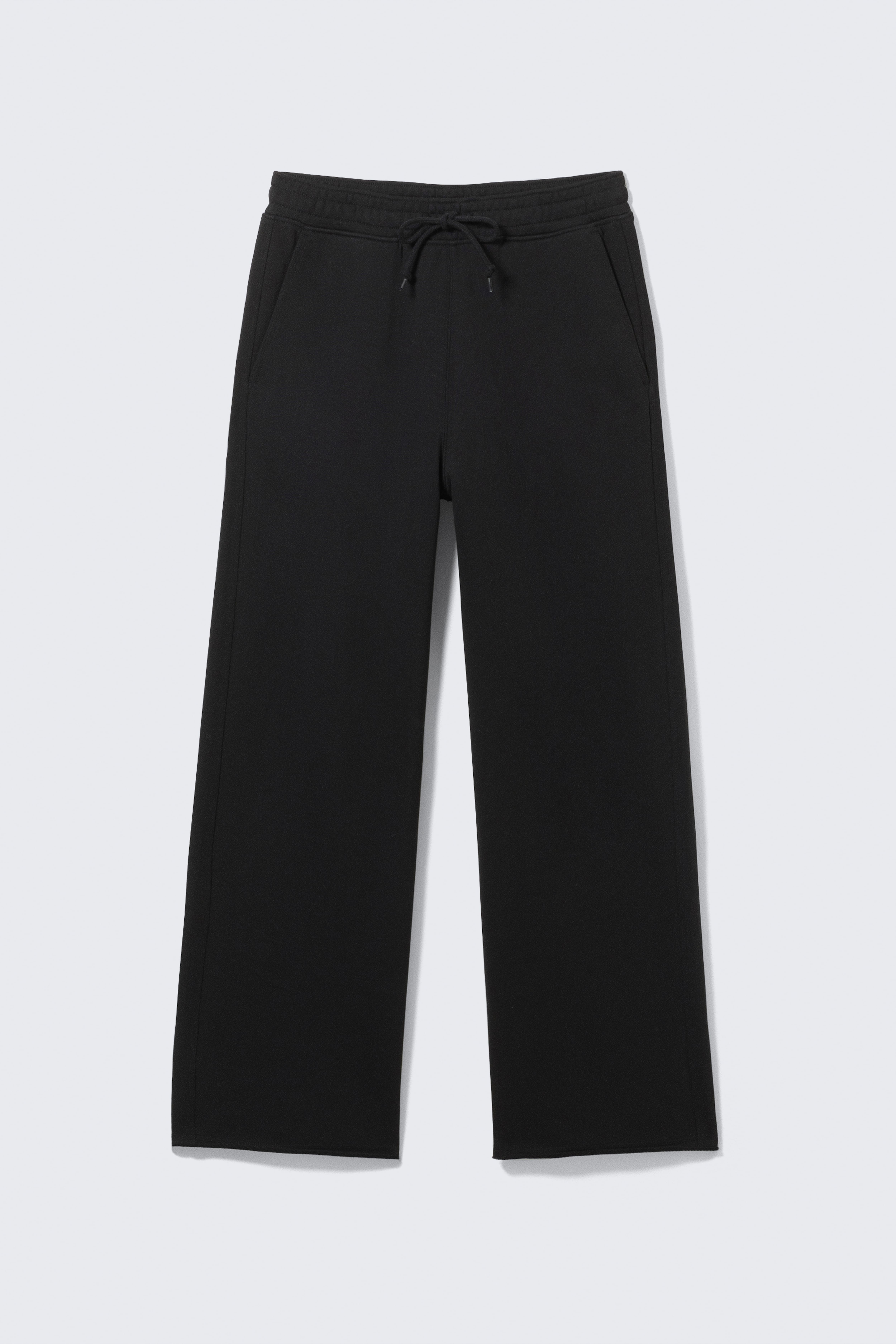 Astro Loose Terry Sweatpants - Black/Light Dusty Grey