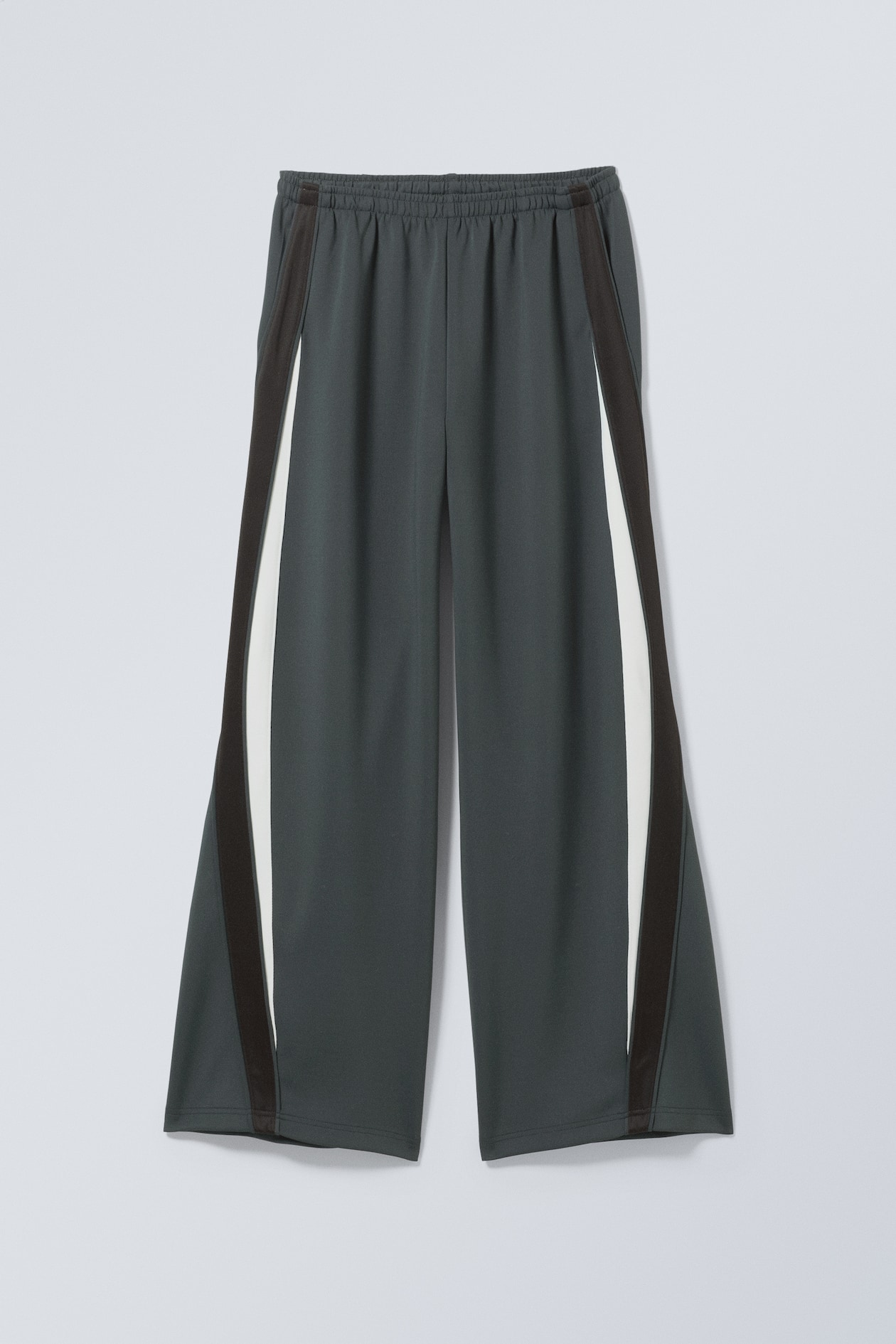 Aida Colour Block Track Trousers - Dark Grey Colour Block - Ladies | H&M GB