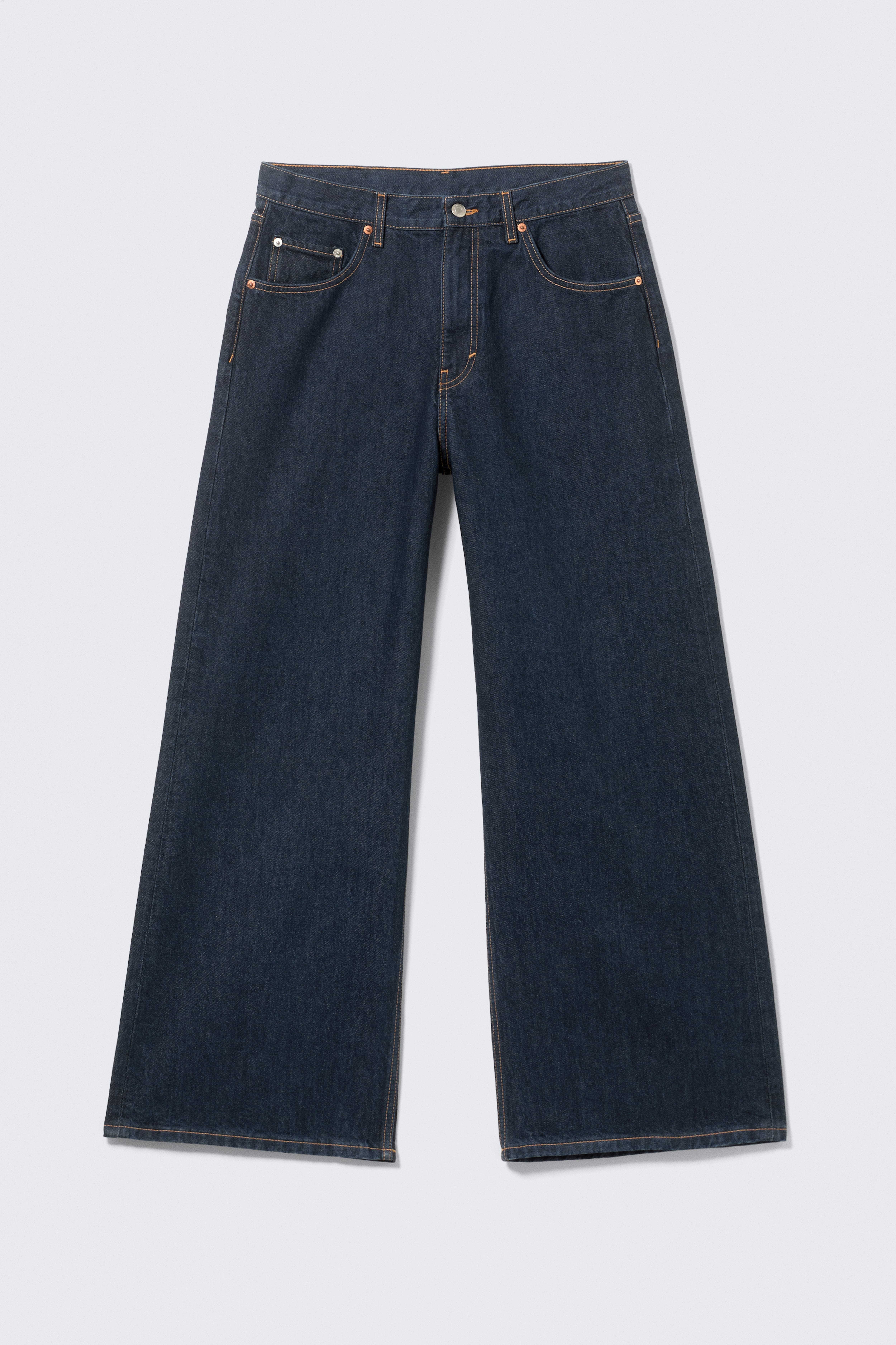 Jeans unisex Solar Loose Wide Leg - Lavaggio blu – Blu scuro/Blue Horses - blu medio/Redondo Black - Washed Black