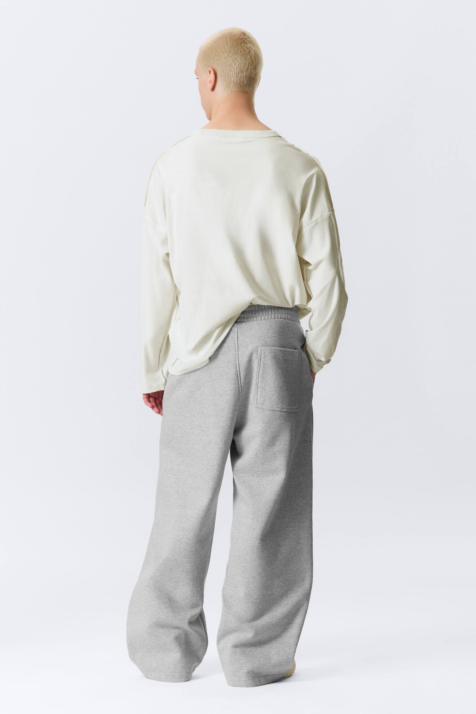 Pantalon de jogging ample - Gris clair/Noir - 4