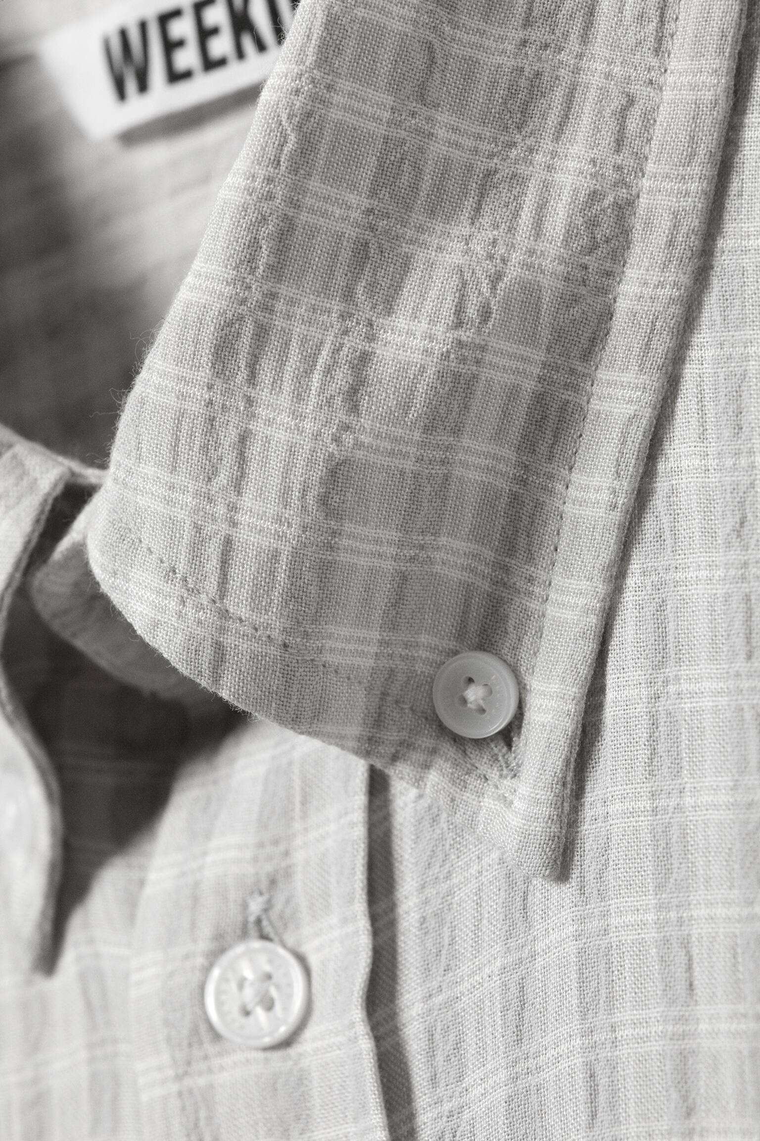 Camicia button-down - Grigio a quadri/Marrone scuro a quadri - 5