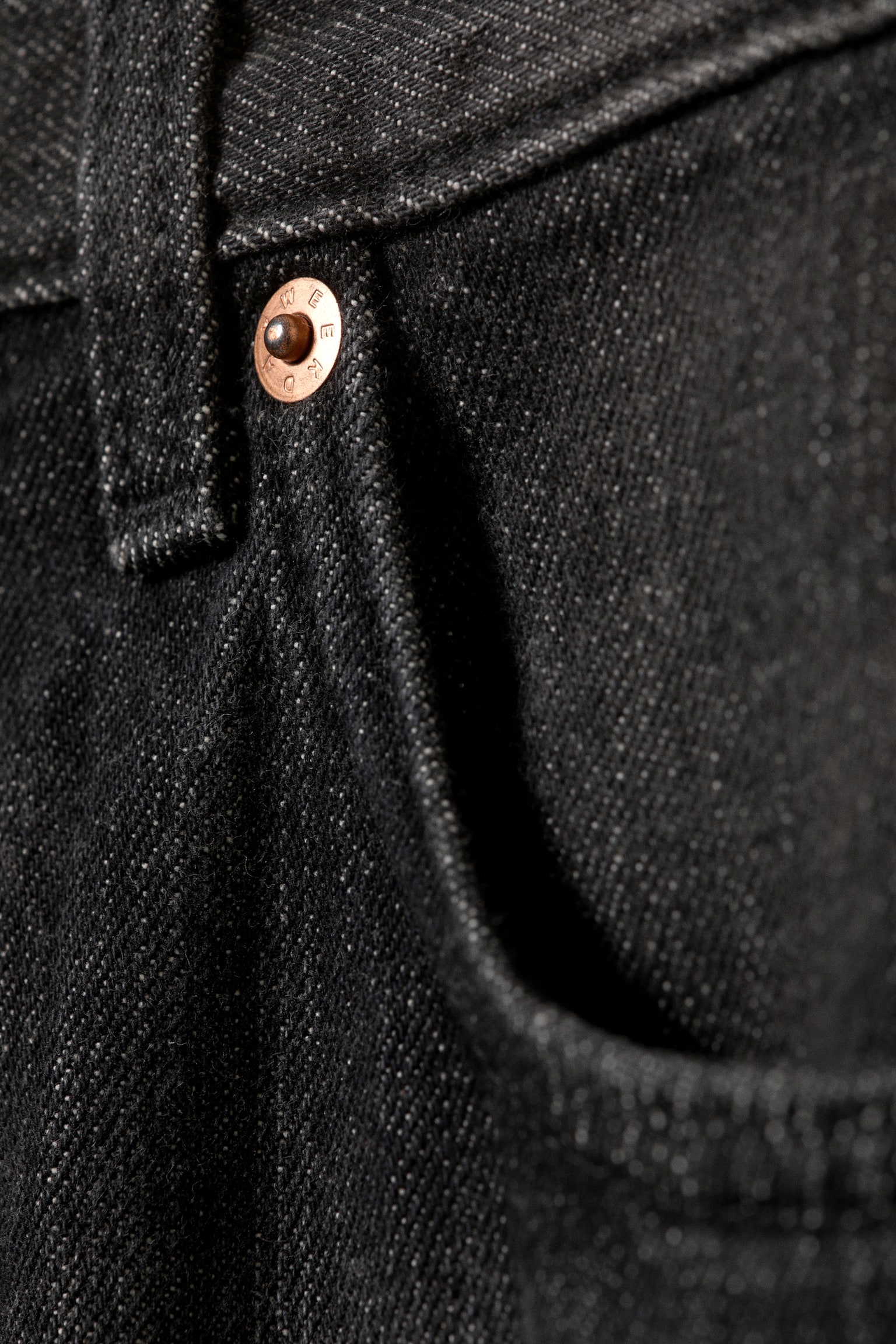 Jeans Nebula Mid-Rise Loose Barrel Leg unisex - Chelsea Black - Nero/Lavaggio blu – Blu scuro - 6