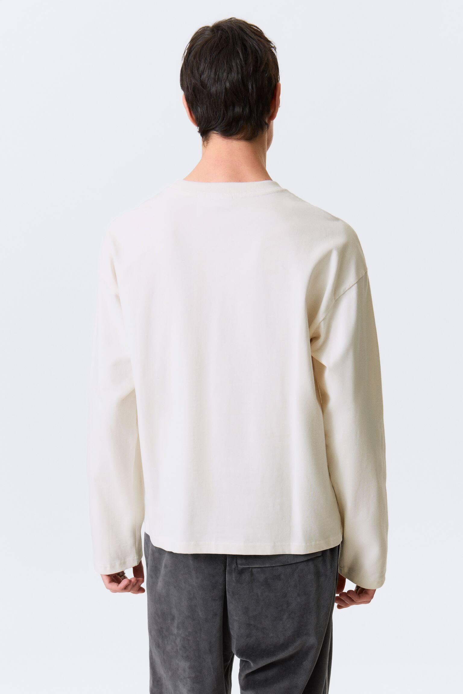 Långärmad Grafisk T-shirt - Vit - Skeleton Angel/Mörkgrå - Tristar/Vit - Angry Panthers/Svart - Midnight Nightmare - 4