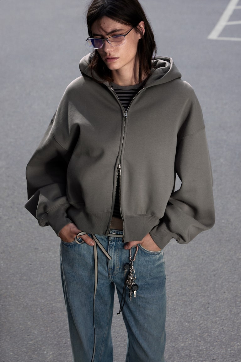 Robe Blanche Femme Sweat à Capuche Zippé Femme CMTOP Hiver Épais