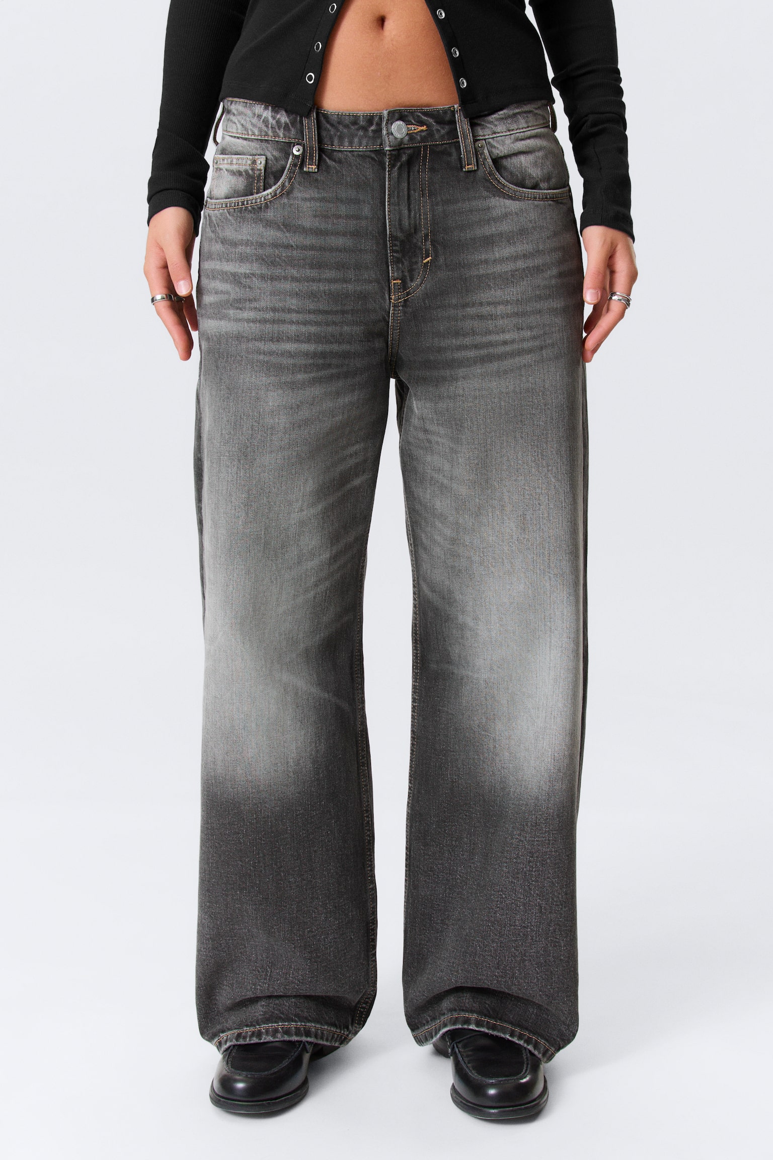 Missy Low Rise Loose Straight Leg Jeans - Dusky Black - Schwarz/Blue Rinse - Dunkelblau/Tuned Black - Schwarz/Pandora Blau - Dunkelblau/Blue Hymn - Mittelblau/Notus Blue - Hellblau/Mountain Blue - Mittelblau - 3