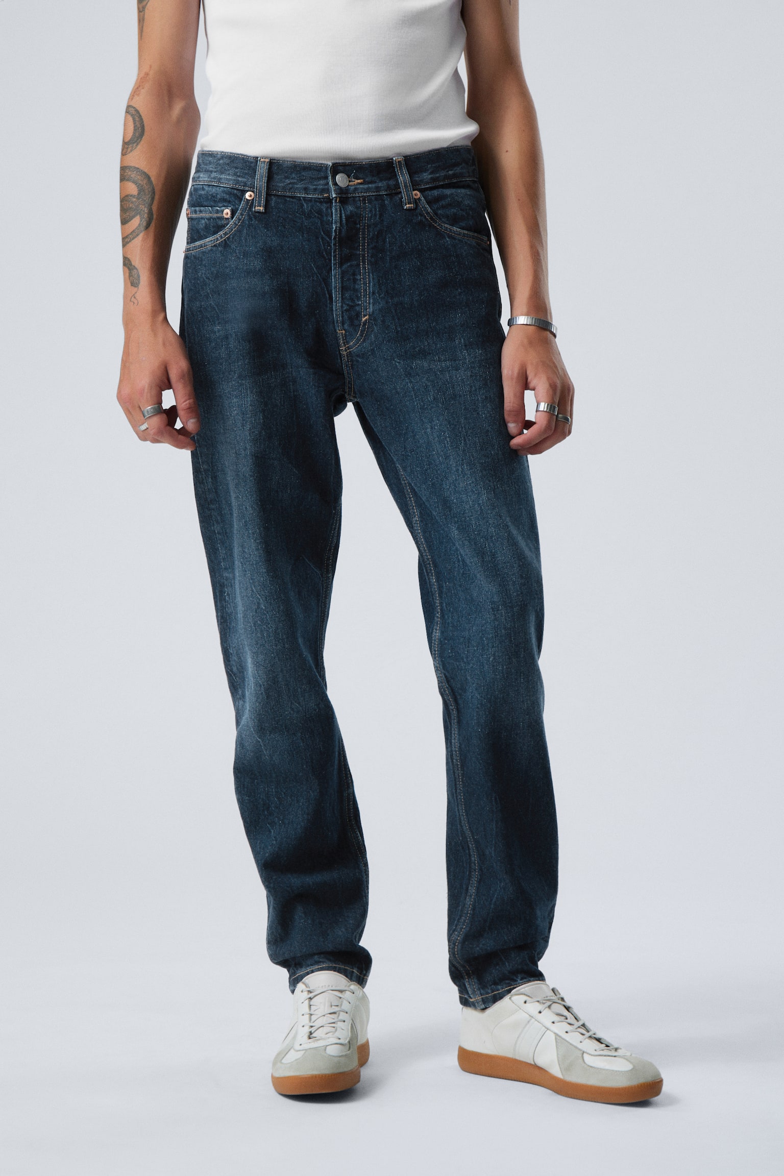 Barrel Relaxed Taperd Leg Jeans - Compact Blue - Dark Blue/Tuned Black - Black/90s Blue - Medium Blue - 6