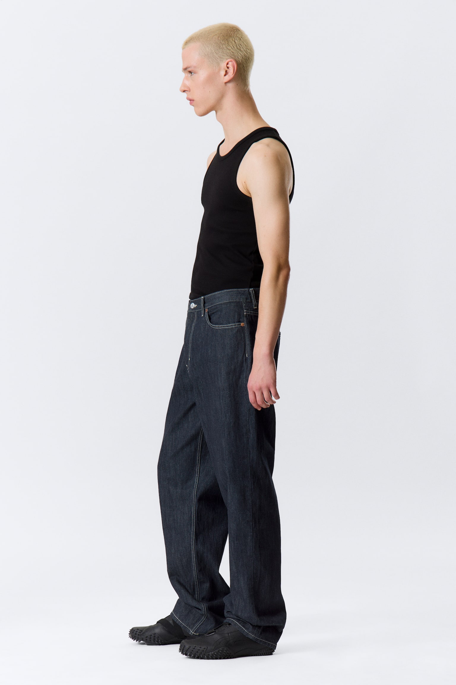 Galaxy Mid Waist Loose Straight Leg Jeans - Blue Rinse - Dunkelblau/Redondo Black - Schwarz/Gloria Blue - Mittelblau/Port Blue - Hellblau/Tuned Black - Schwarz/2000 Blue - Mittelblau/Deep Ocean Blue - Dunkelblau/Second Blau - Blau/Canyon Grey - Mittelgrau/90s Blue - Mittelblau/Blue Fade - Mittelblau/Steel Blue - Mittelblau - 4