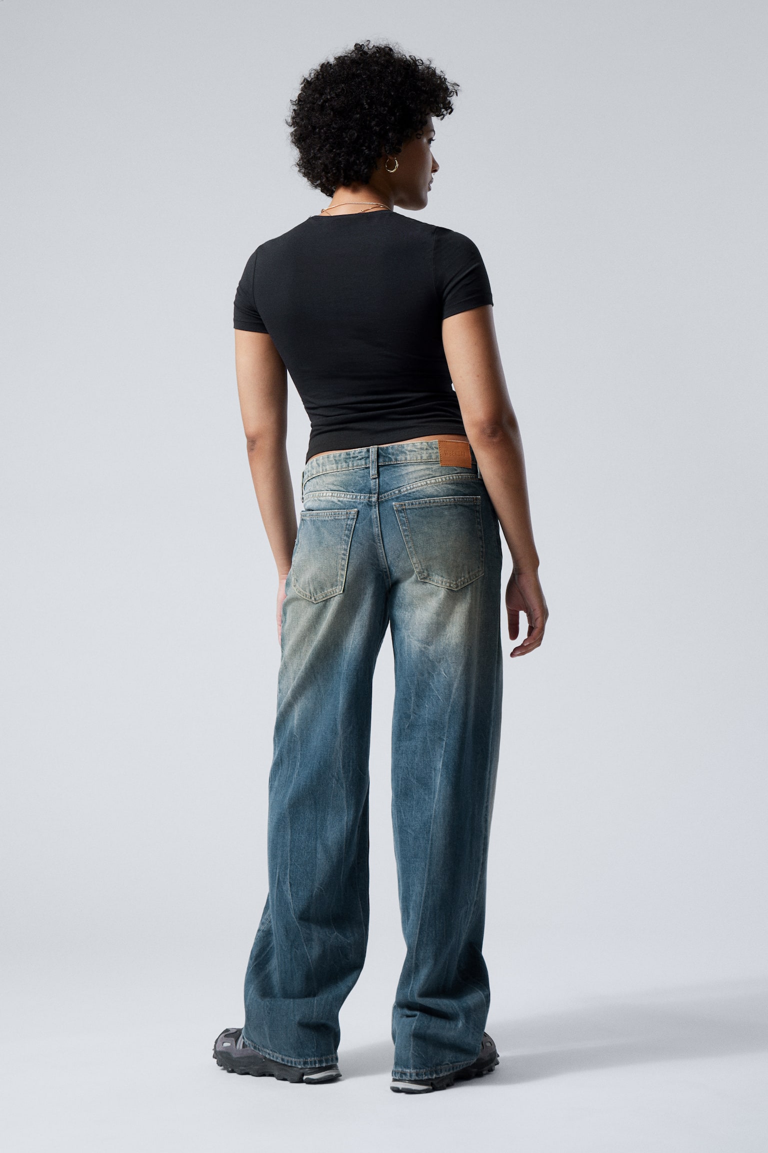 Ample Low Rise Loose Wide Leg Jeans - Gasoline Blue - Medium Blue/Canyon Grey - Medium Grey/Ice Blue - Light Blue/Blue Layer/Ink Black - Black/Ash Black - Black/Mine Blue - Medium Blue/Steel Blue - Medium Blue/Opulent Blue - Light Blue/Mine Grey - Dark Grey - 5