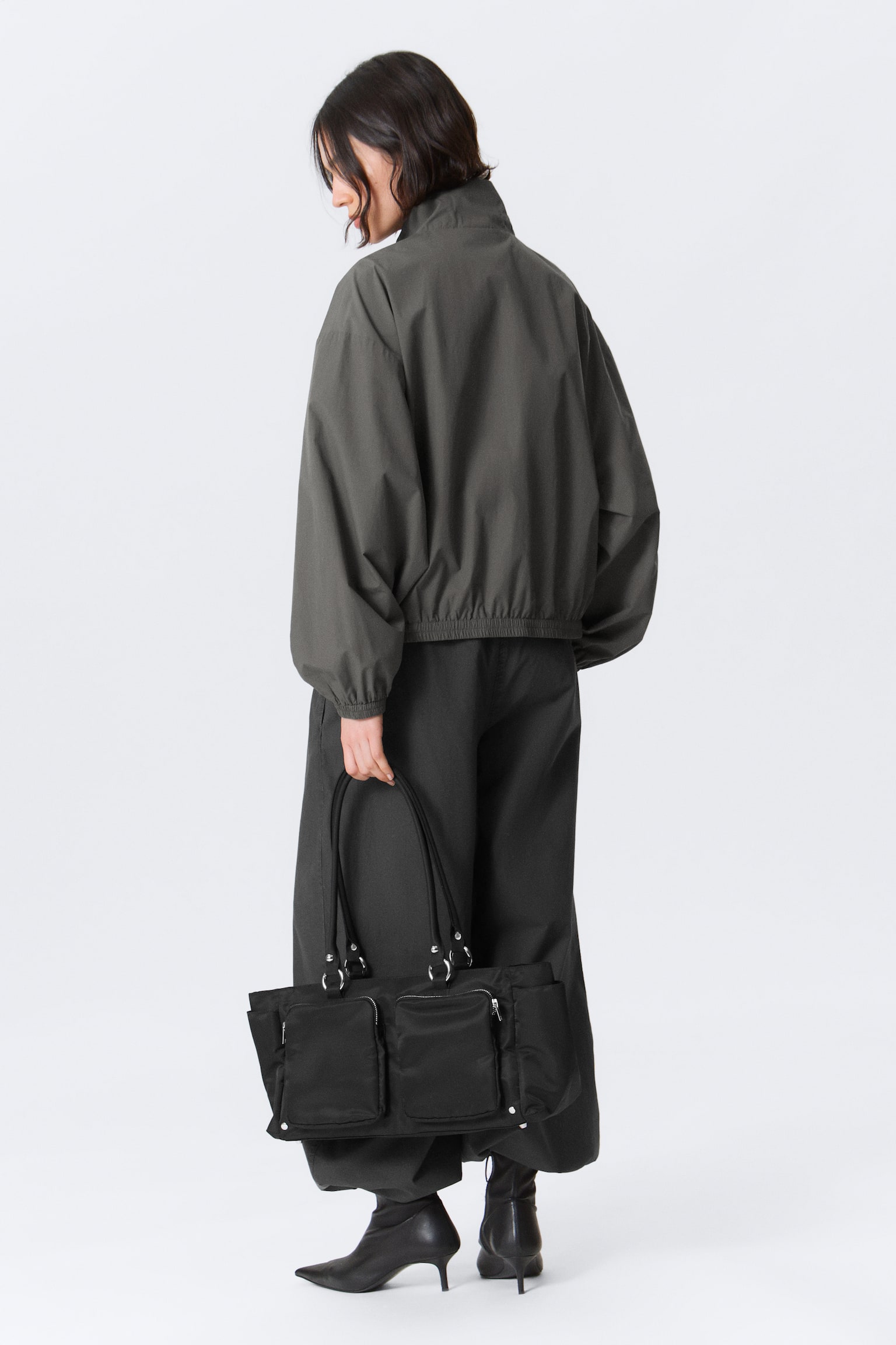 HANNE H OVERSIZE-TRAININGSJACKE - Dunkelgrau - 6