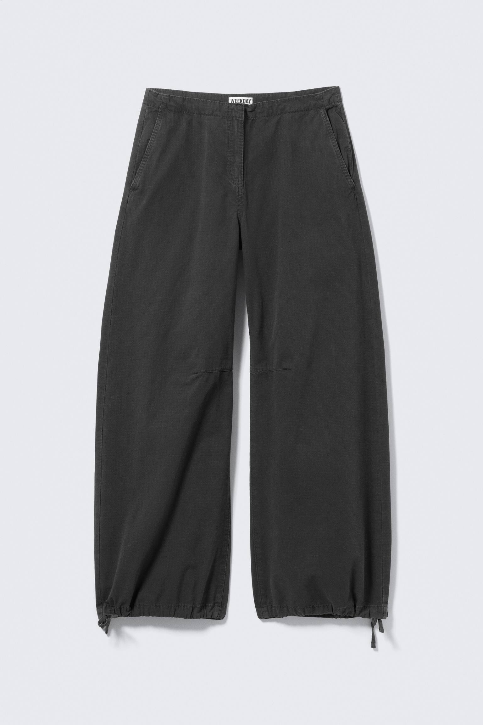 Pantalone baggy in ripstop - Grigio scuro/Khaki scuro/Beige - 1