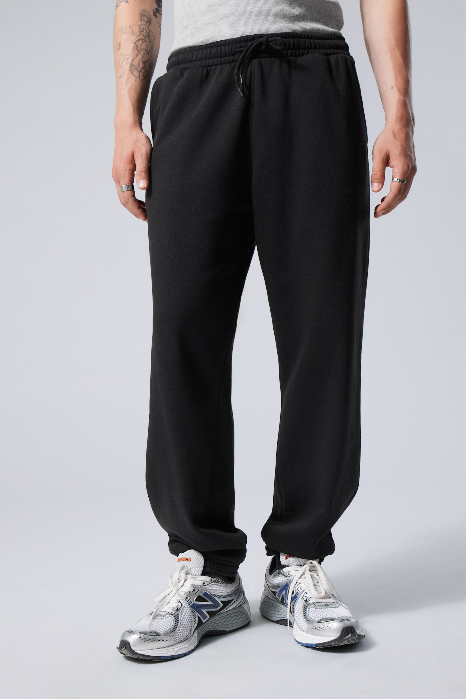 Standard Sweatpants - Black/Off-black/Light Grey - 5