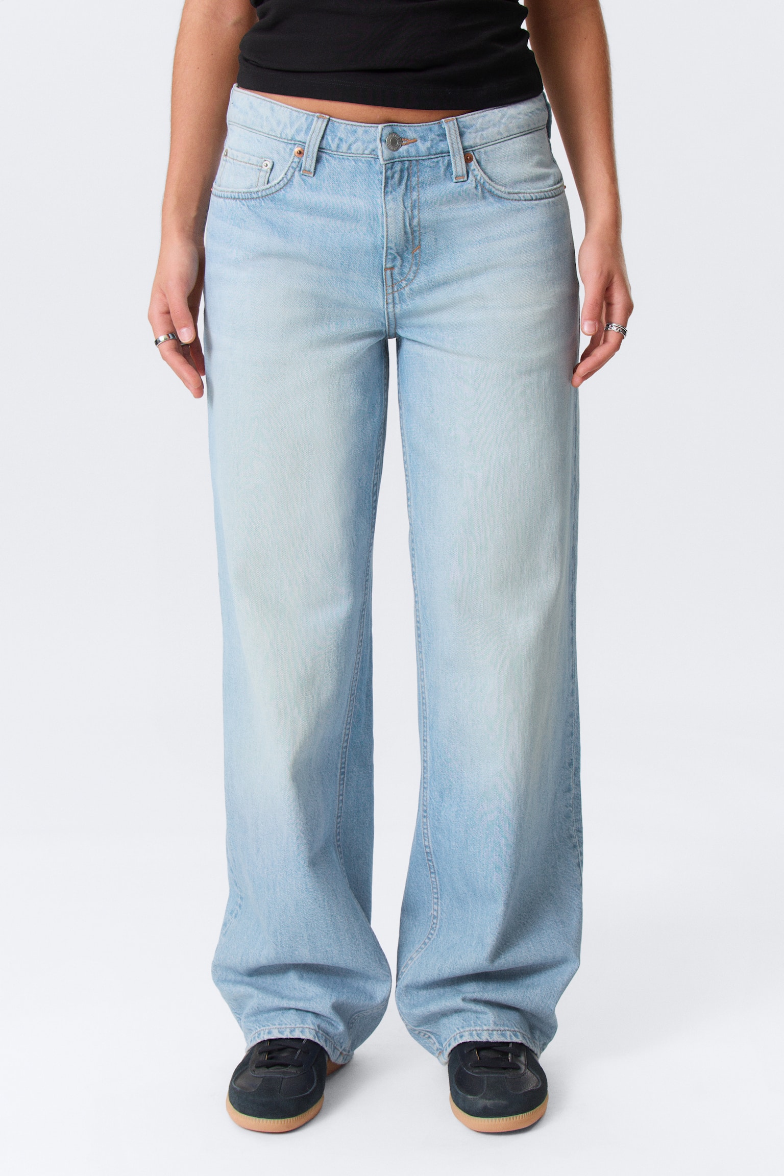 Ample Low Waist Loose Wide Leg Jeans - Kimberley Blue - Hellblau/Blue Rinse - Dunkelblau/Deep Ocean Blue - Dunkelblau/Gloria Blue - Mittelblau/Redondo Blue - Mittelblau/Baltic Blue - Dunkelblau/Mine Blue - Mittelblau/Risso Black - Schwarz/Ink Black - Schwarz/Redondo Black - Schwarz/Mine Grey - Dunkelgrau/Kite Blue - Mittelblau/Blue Stream - Mittelblau/Lip Blue - Hellblau - 3