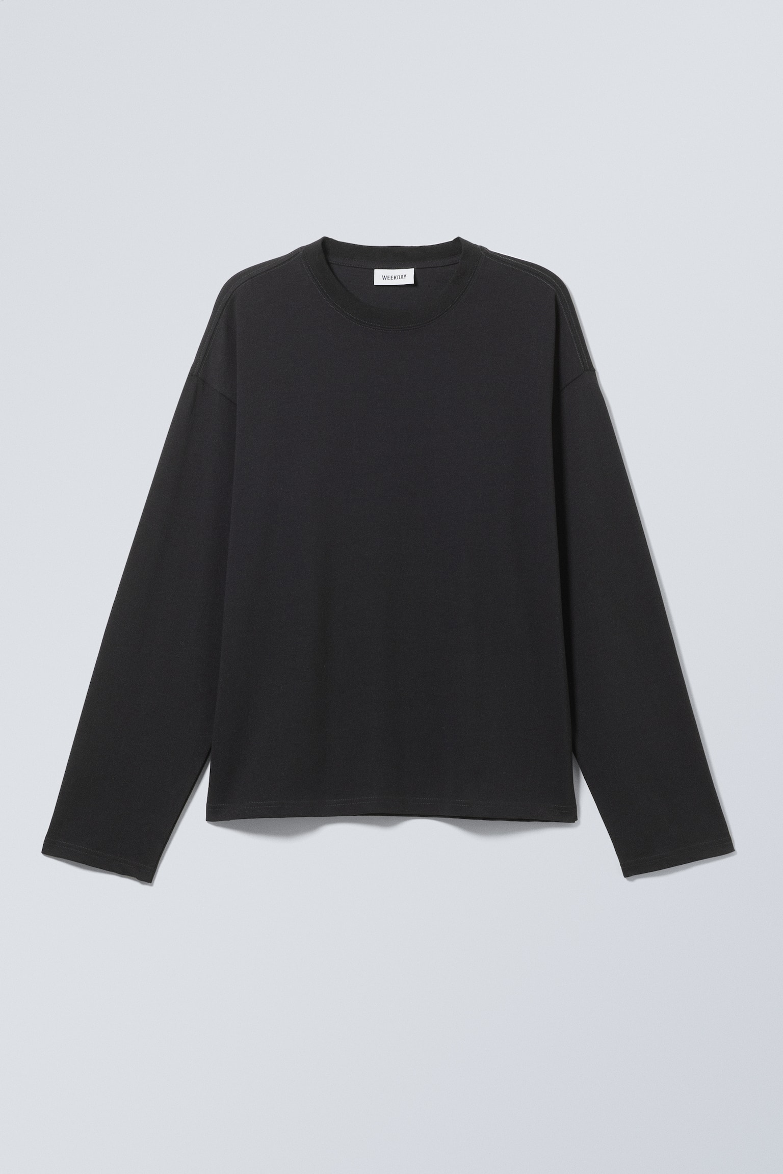 Great Boxy Long Sleeve T-shirt - Black/Dark Mole/White - 2