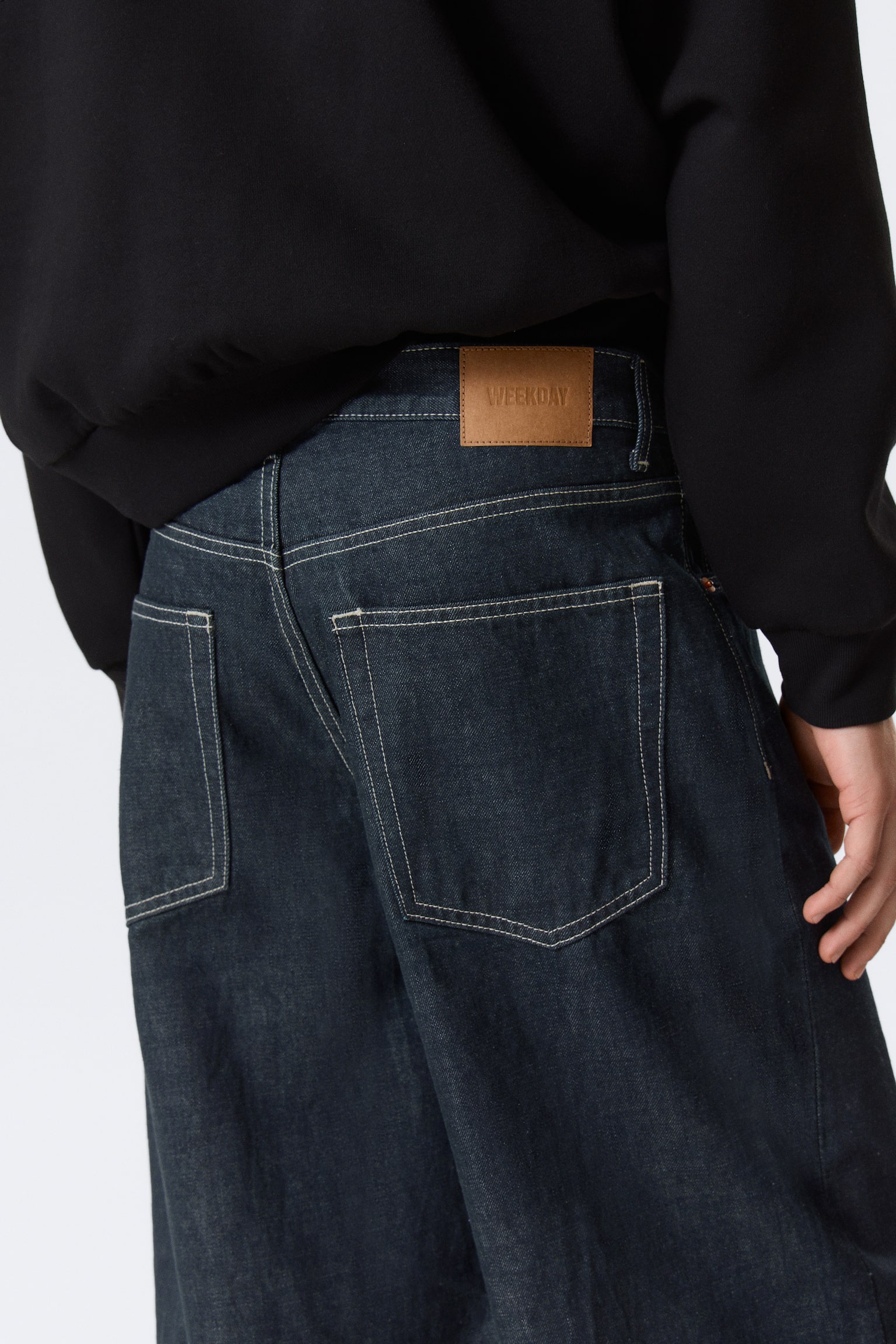 Astro Mid Rise Loose Baggy Leg Unisex Jeans - Blue Rinse - Dunkelblau/Kimberley Blue - Hellblau/Chelsea Black - Schwarz/Black Rinse - Schwarz/Blue Hymn - Mittelblau/Board Blue - Mittelblau/Tuned Black - Schwarz/Blue Stream - Mittelblau/Arizona Blue - Mittelblau/Minen-Grau - 9