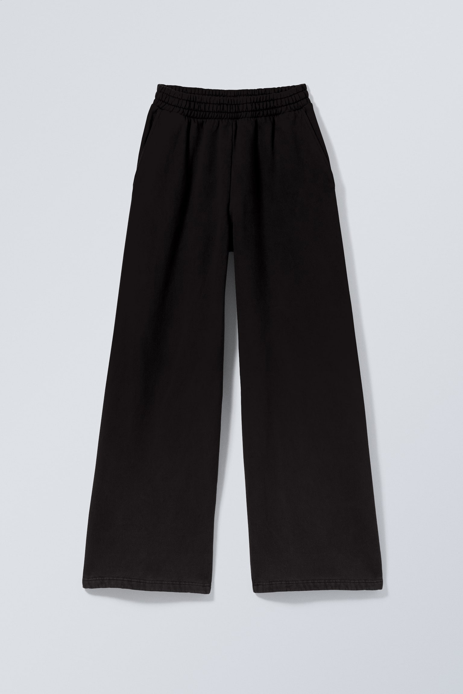 Loose Long Heavyweight Sweatpants - Black/Washed Dark Mole/Grey Melange - 2