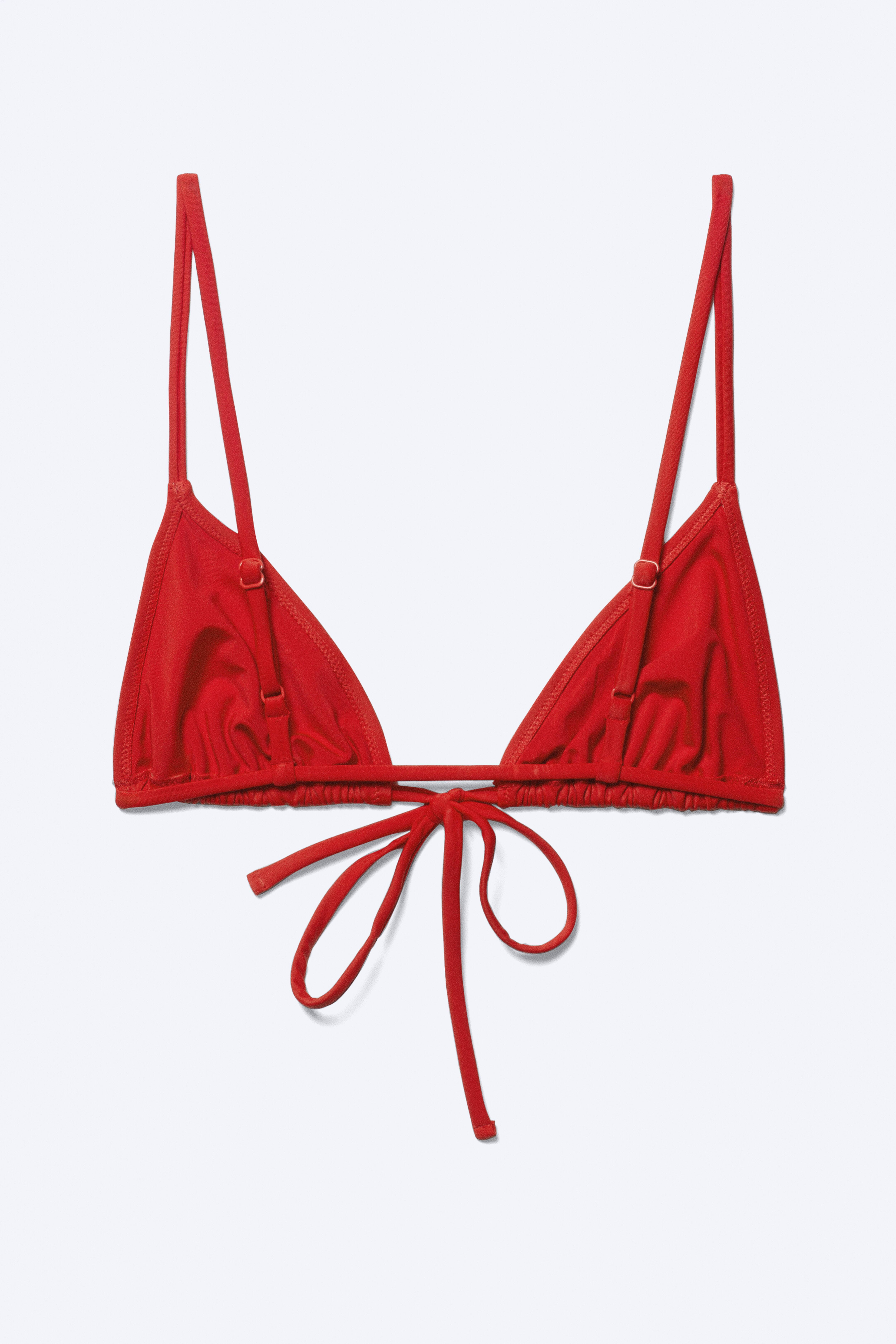 MYLILY Haut De Bikini Triangle - Maillot De Bain Femme Adjustable, Noir Ou Bordeaux