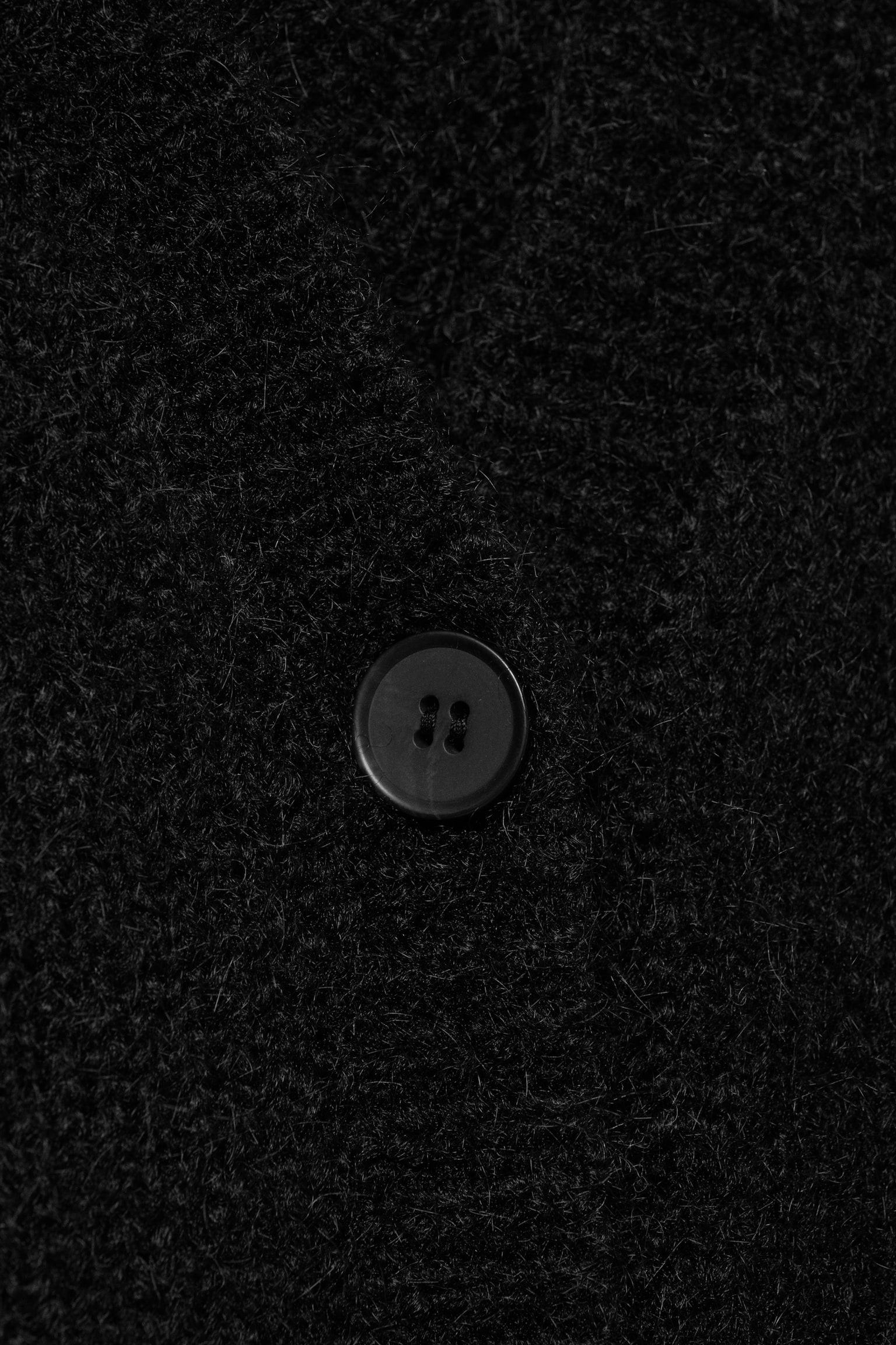 Cardigan a V in misto lana - Nero/Prugna/verde/beige a righe/Marrone scuro e giallo/Beige polvere - 3