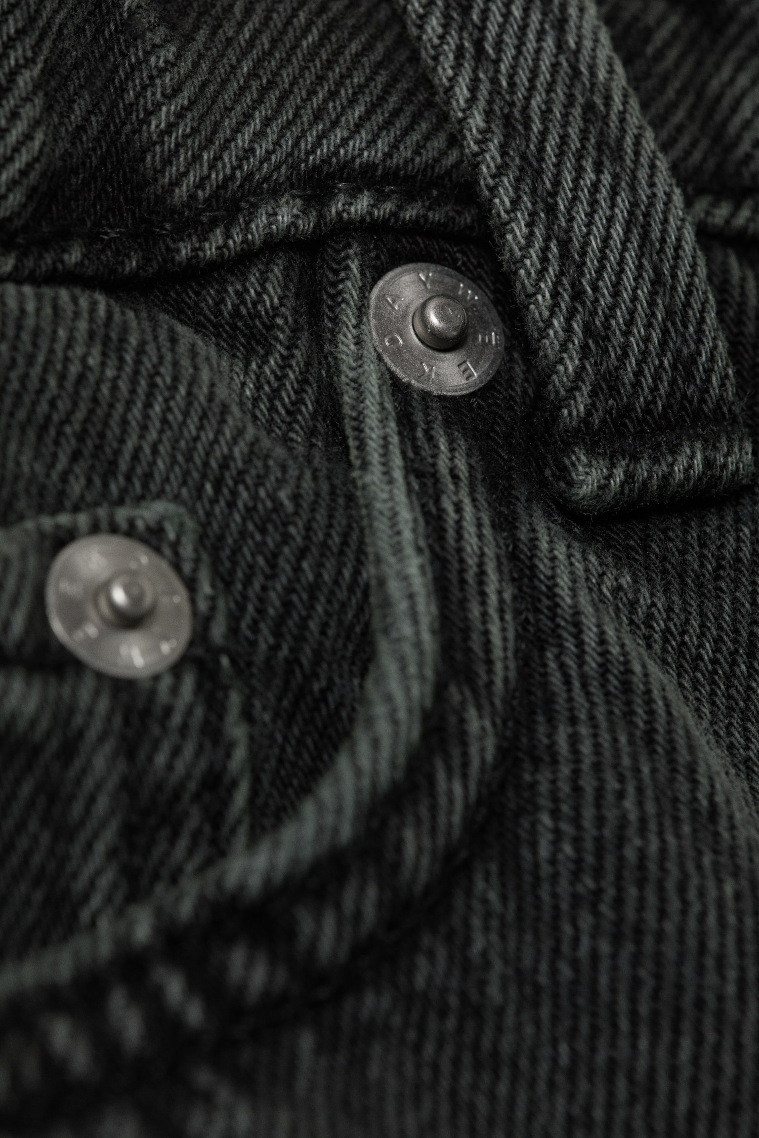 Ample Low Waist Loose Wide Leg Jeans - Elegie Black - Schwarz - 4