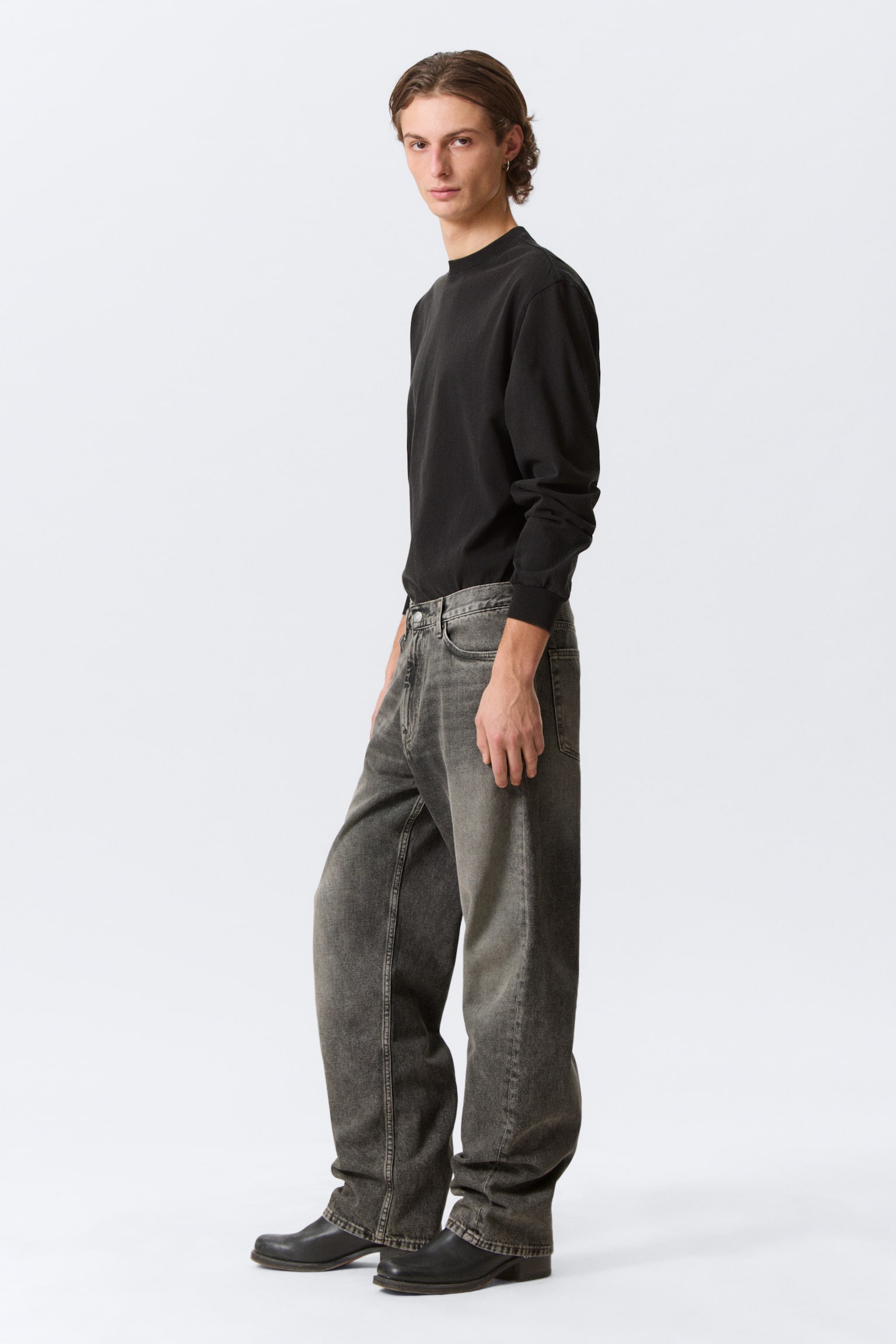 Galaxy Mid Rise Loose Straight Leg Unisex Jeans - Redondo Black - Sort/Kimberley Blue - Light Blue/Gloria Blue - Medium Blue/Port Blue – lyseblå/Second Blue - Blue/Deep Ocean Blue – mørkeblå/2000 Blue – mellemblå/Blue Rinse – mørkeblå/Tuned Black – sort/Blue Fade – mellemblå/90s Blue – mellemblå/Canyon Grey – mellemgrå - 8