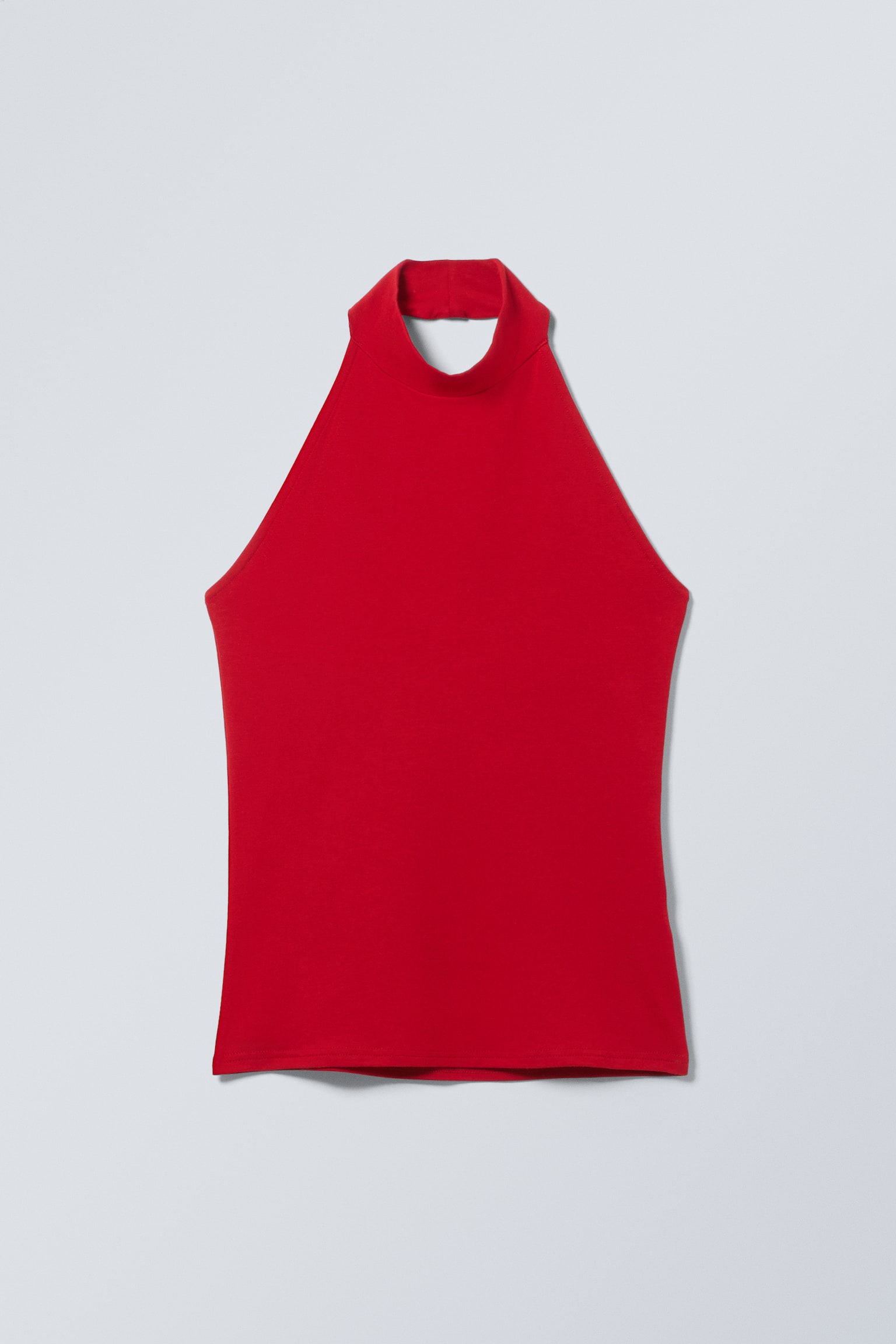 Halter Tank Top - Red/Black/White - 2