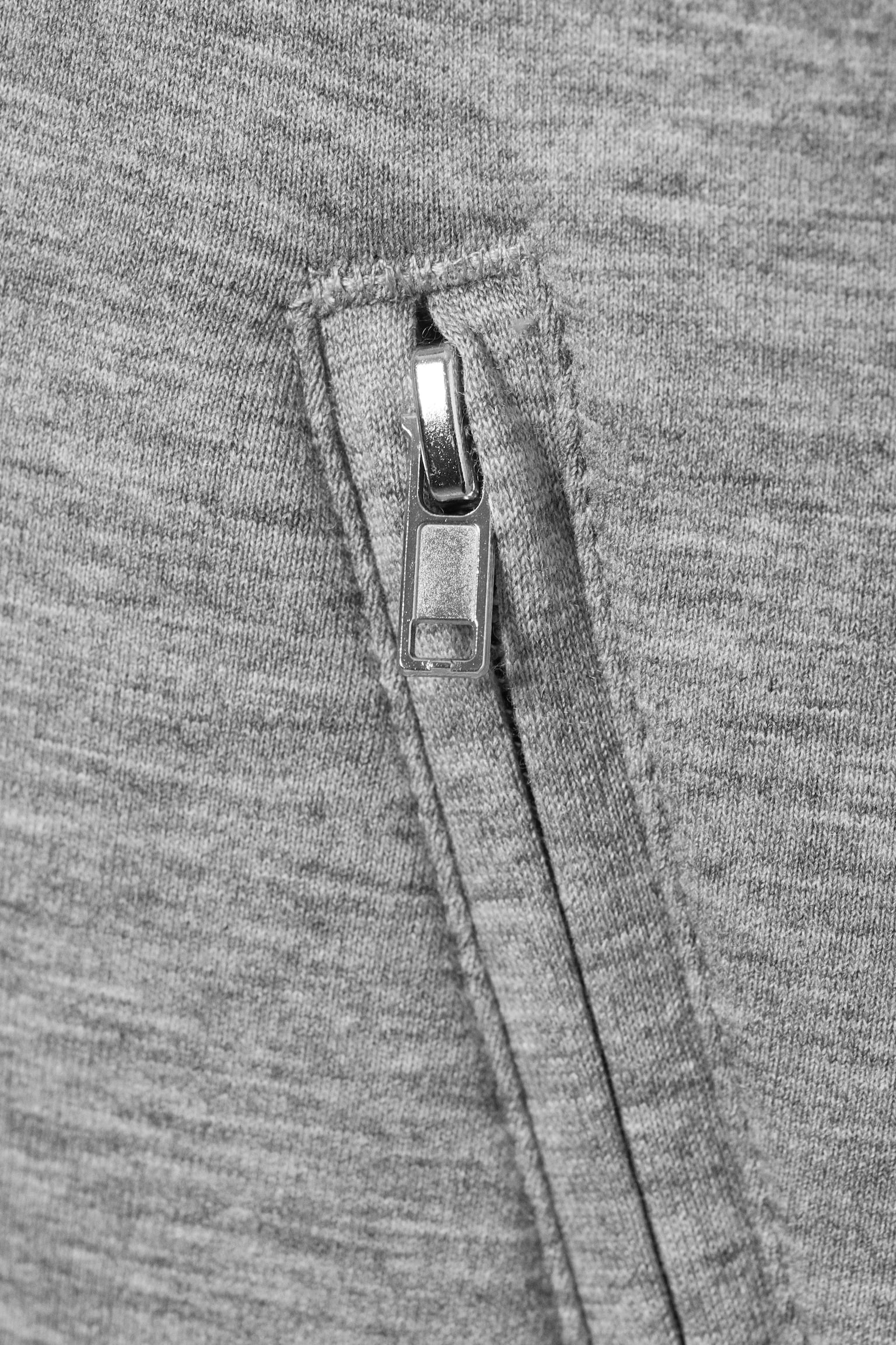 OVERSIZED SCUBA JACK MET RITS - Grijs gemêleerd - 4