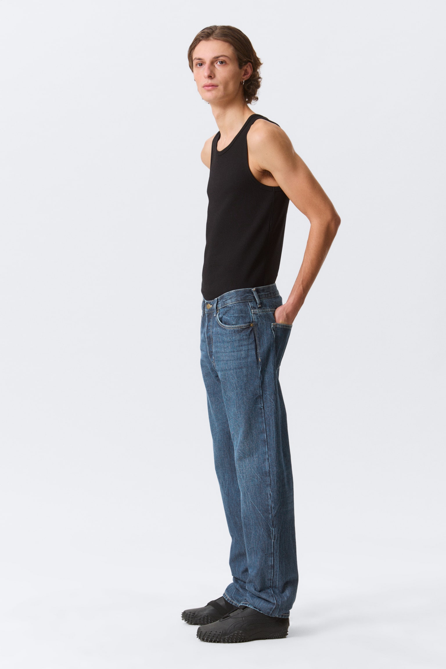 Jeans Space Mid Rise Relaxed Straight Leg - Morning Blue - Blu scuro/Lavaggio blu – Blu scuro/Kourtney Blue - Blu scuro/Second Blue - Lavaggio medio/Tuned Black – Nero/Blue Stream – Blu medio/Risso Black - Nero/Iron Blue - 6