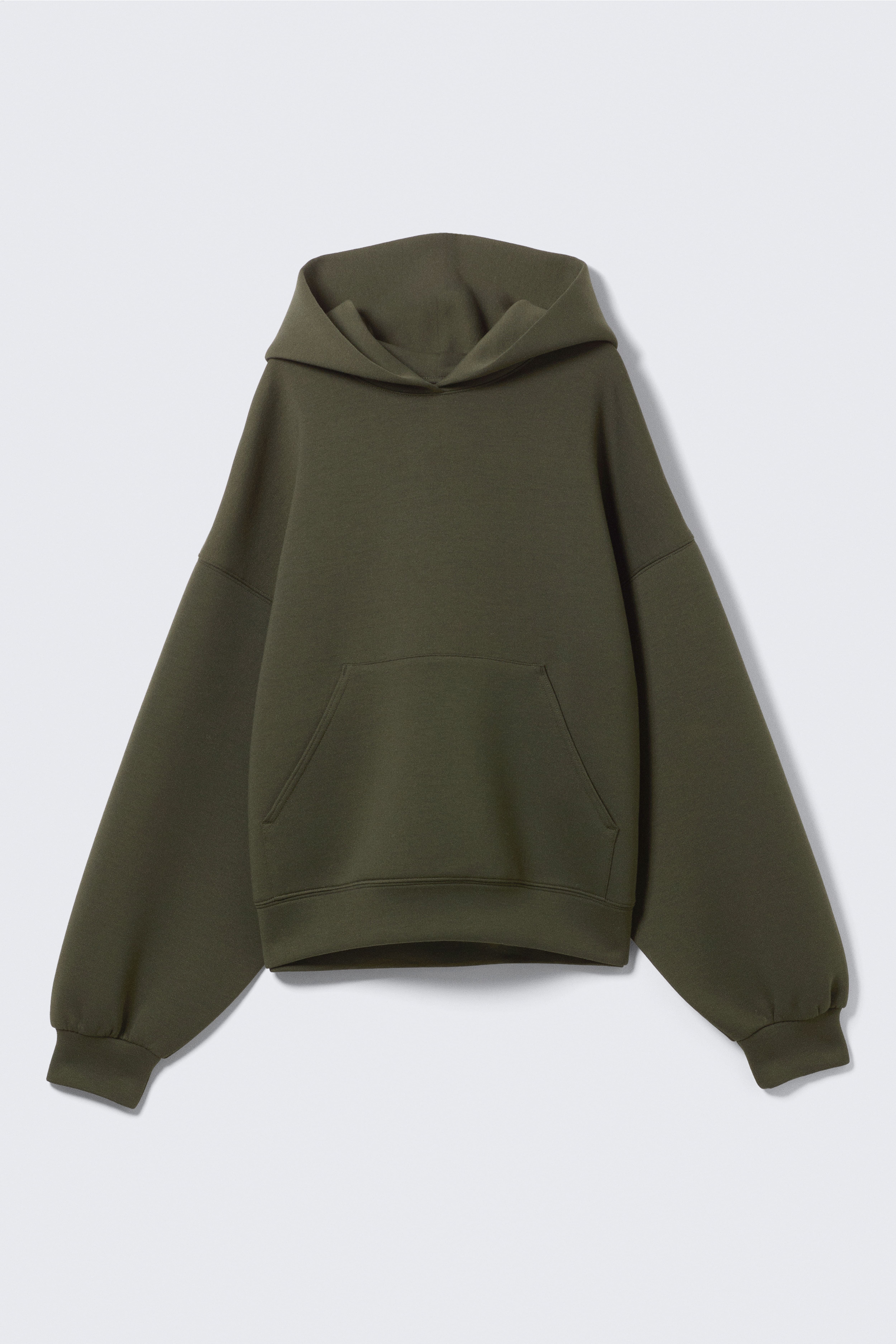Oversized scuba hoodie - Mörk khakigrön/Ljusgrå/Svart/Gråmelerad/Svart