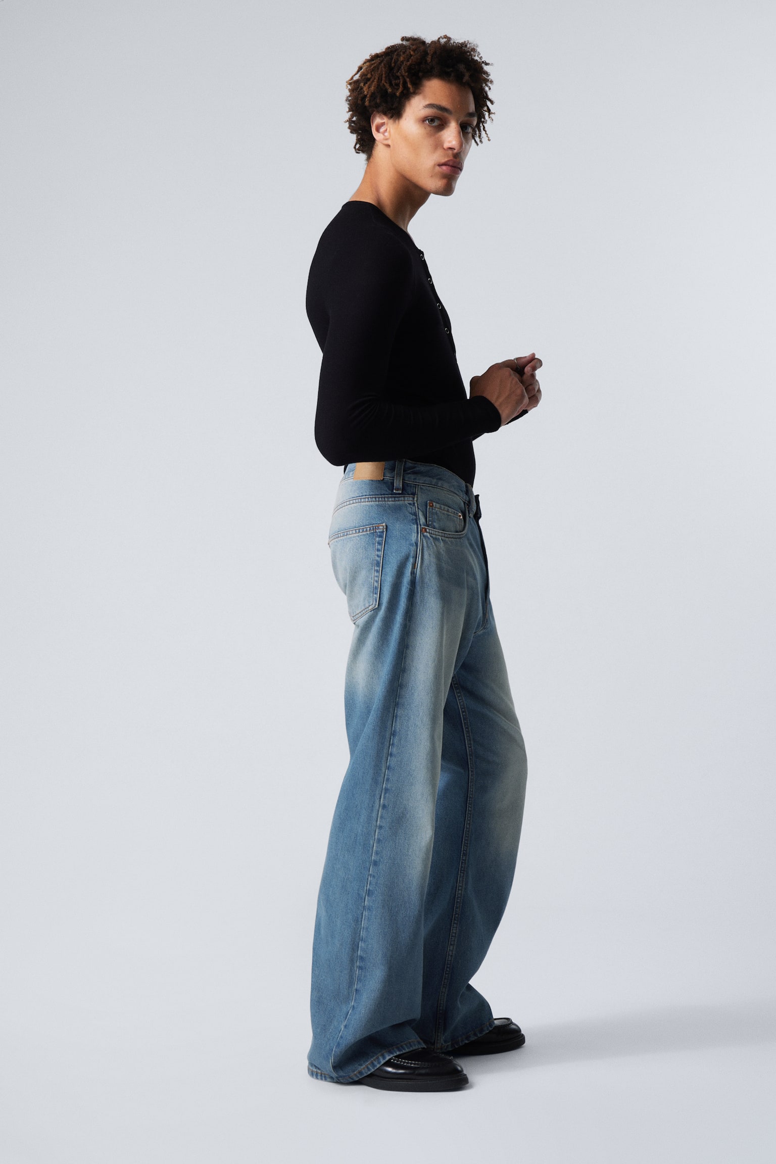 Time Loose Bootcut Leg Jeans - Jackpot Blue - Medium Blue/Ash Black - Black/Mine Blue - Medium Blue/Deep Ocean Blue - Dark Blue - 7