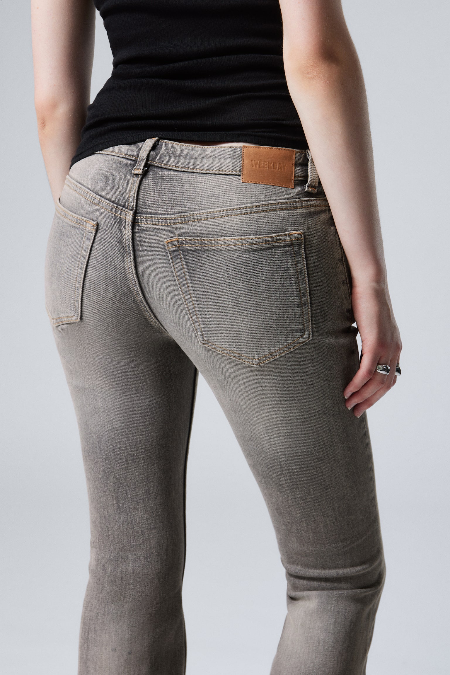 Flame Low Rise Slim Flared Leg Jeans - Canyon Grey - Medium Grey/Blue Clay - Grey/Black Web - Black/Vein Blue - Dark Blue/Gasoline Blue - Medium Blue/Black Lux - Black/Stone Blue - Light Blue/Metro Blue - Medium Blue - 3