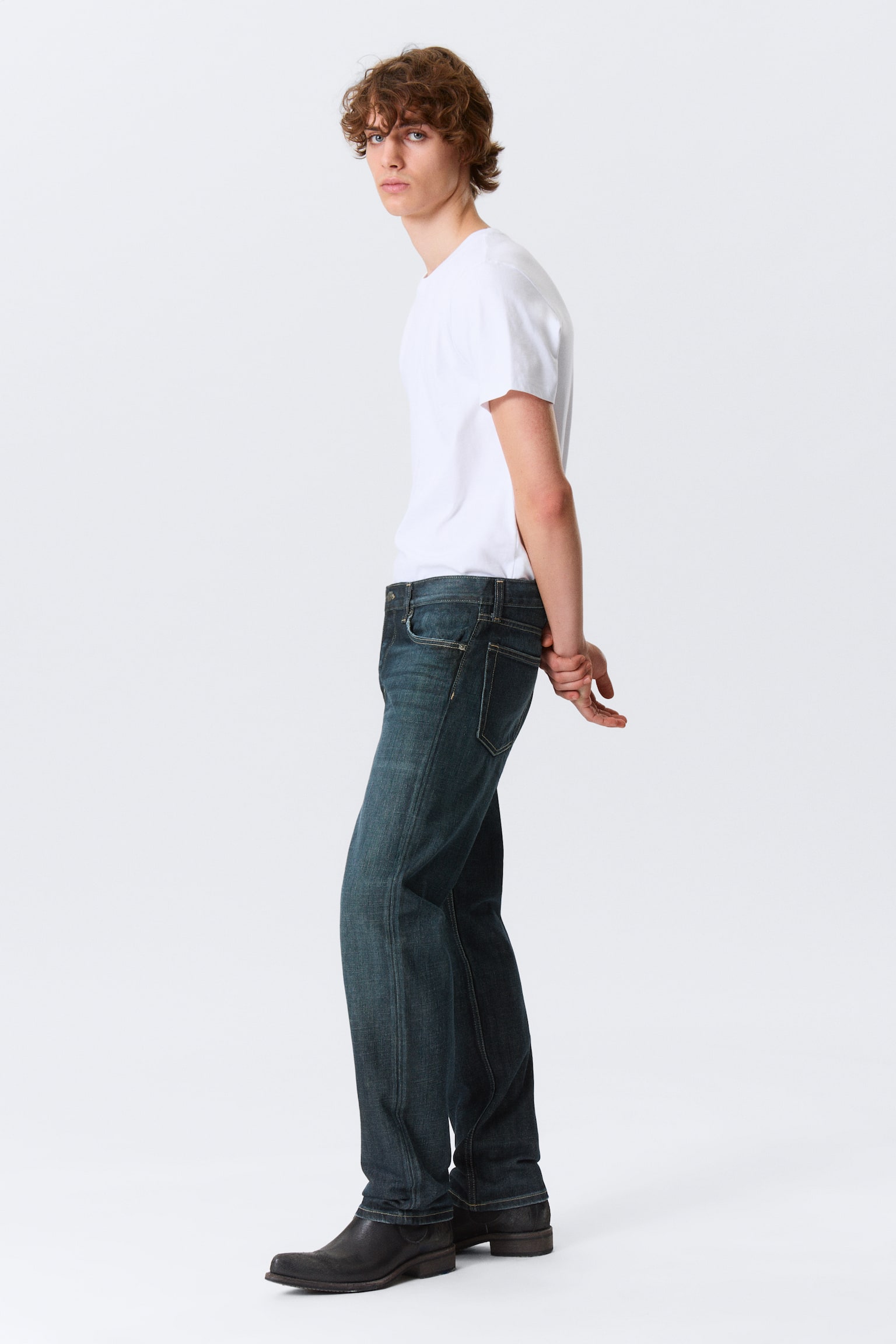 Klean Mid Waist Regular Straight Leg Jeans - Deep Ocean Blue - Dunkelblau/Seventeen – Blau/Tuned Black - Schwarz - 5