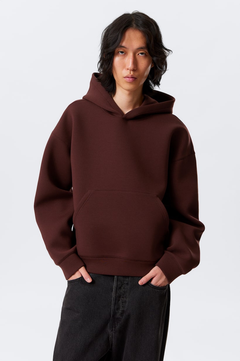 Burgundy Men's Hoodies Hoodies Sweatshirts H&M GB