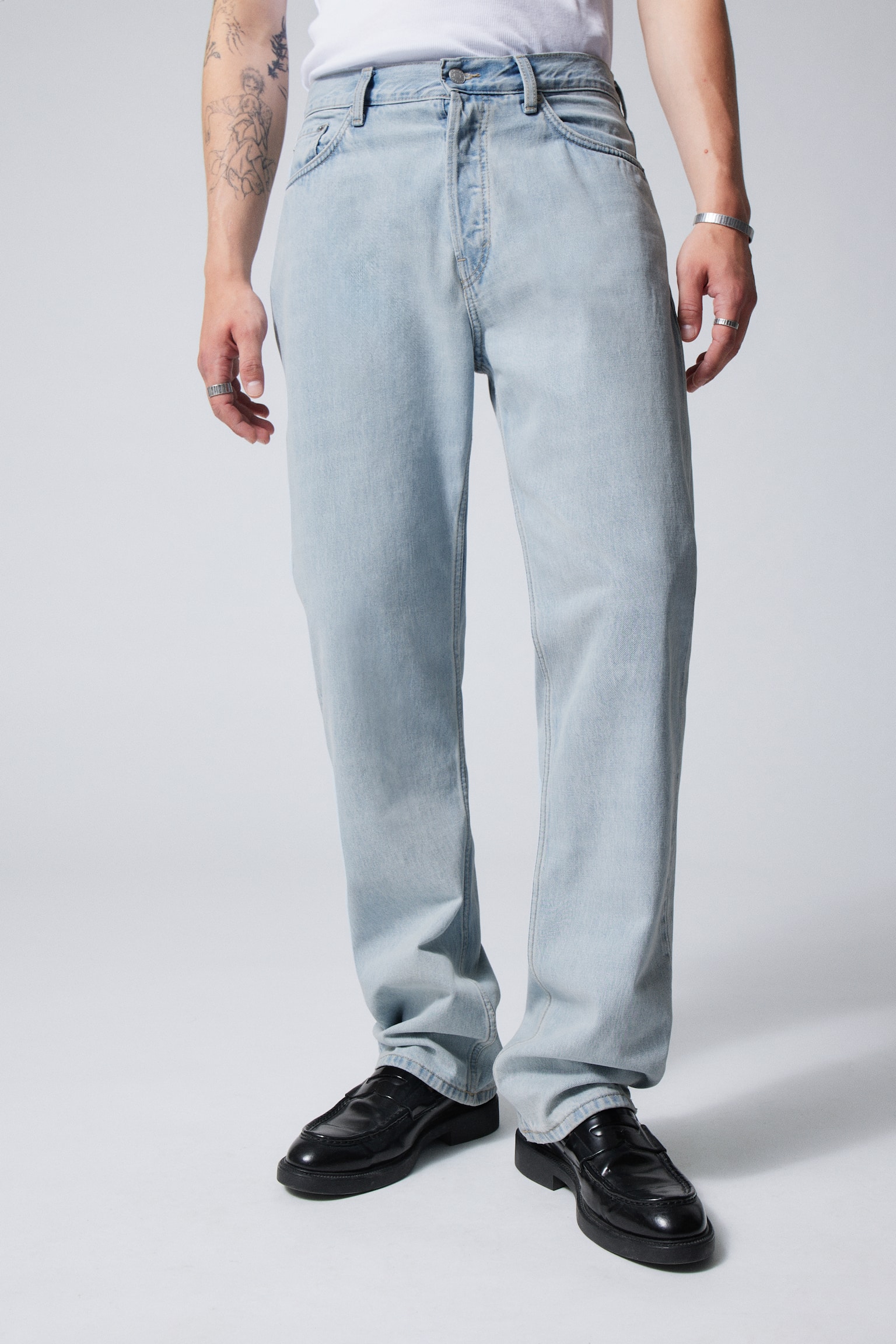 Space Relaxed Straight Leg Jeans - Opulent Blue - Light Blue/Compact Blue - Dark Blue/Tuned Black - Black/Steel Blue - Medium Blue/Iron Blue/Canyon Grey - Medium Grey/Misty Grey - Light Grey/90s Blue - Medium Blue/Clay Grey - Grey/Medium Dusty Blue - 5