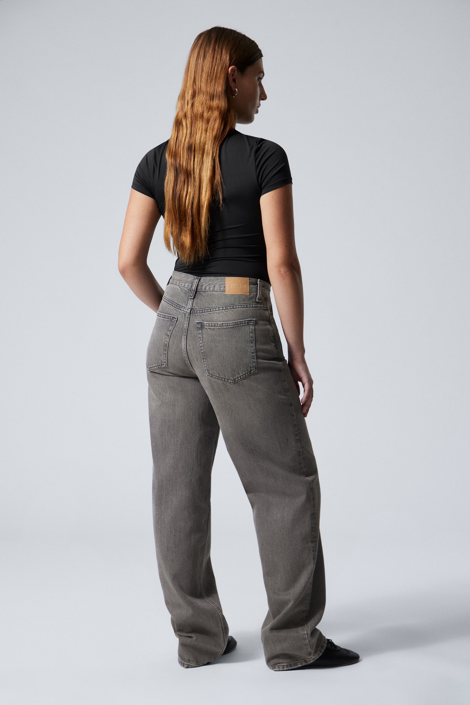 Rail Mid Rise Loose Wide Leg Jeans - Clay Grey - Grey/Blue Rinse - Dark Blue/Deep Ocean Blue - Dark Blue/Jackpot Blue - Medium Blue/Current Blue - Dark Blue/Tide Blue - Light Blue/Trove Blue - Medium Blue/Misty Grey - Light Grey/Ink Black - Black/Seventeen Blue - Medium Blue - 3