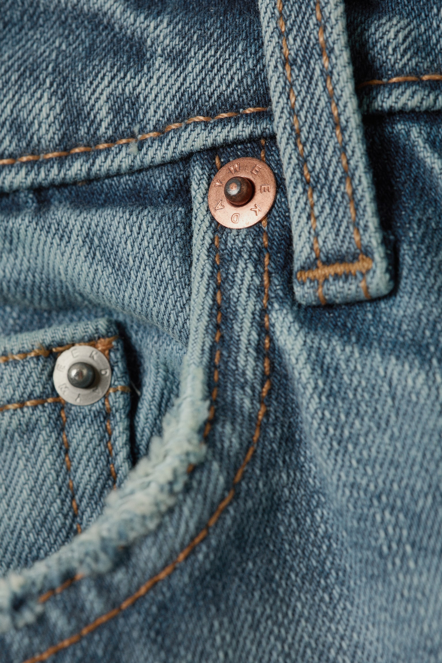 Vega Curve High Waisted Slim Leg Jeans - Blue Horses - Mittelblau/Blue Hymn - Mittelblau - 5