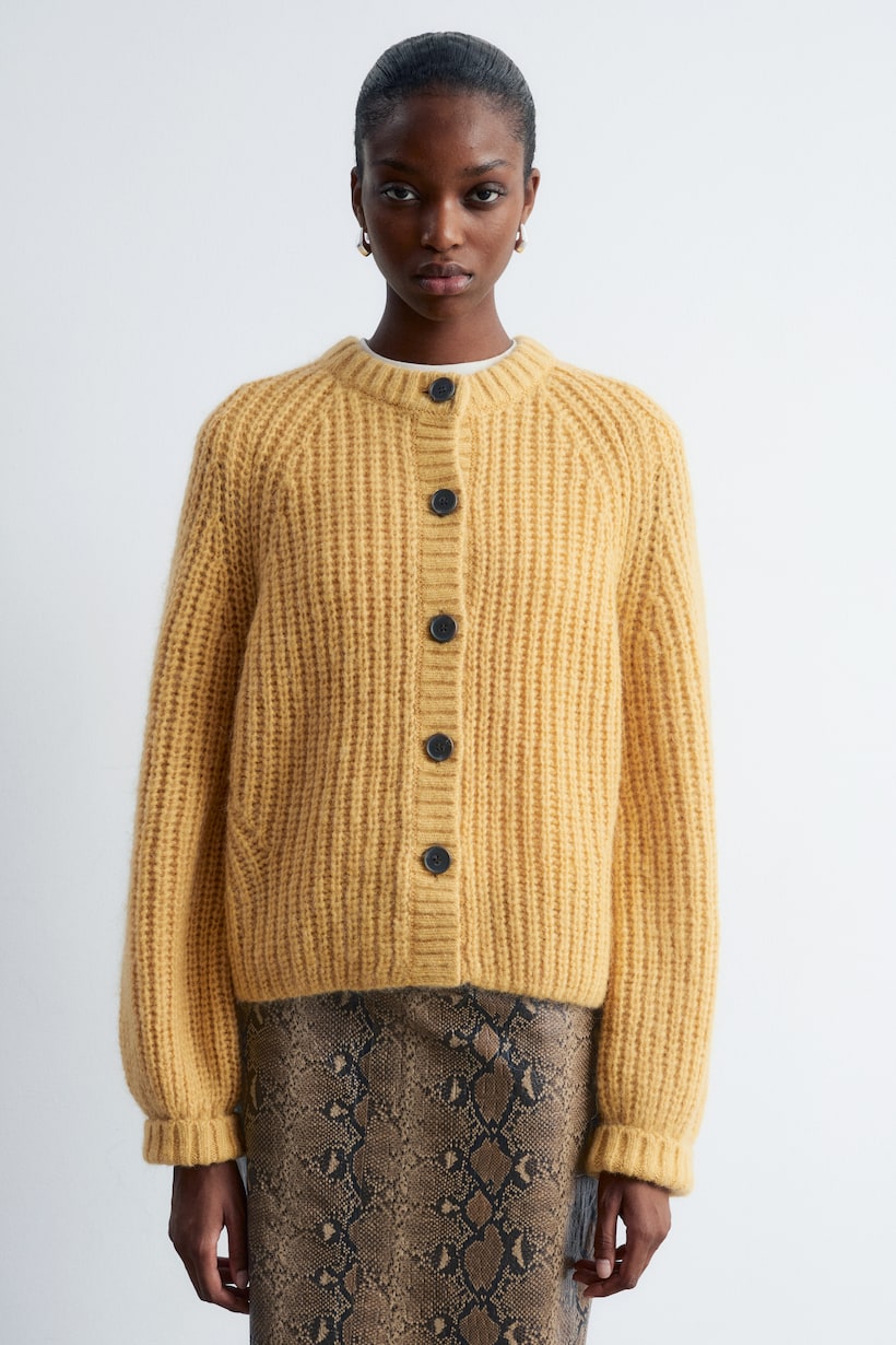 Amazon Damen Strickjacke Gelb Strick Cardigan Strickjacke Gelb