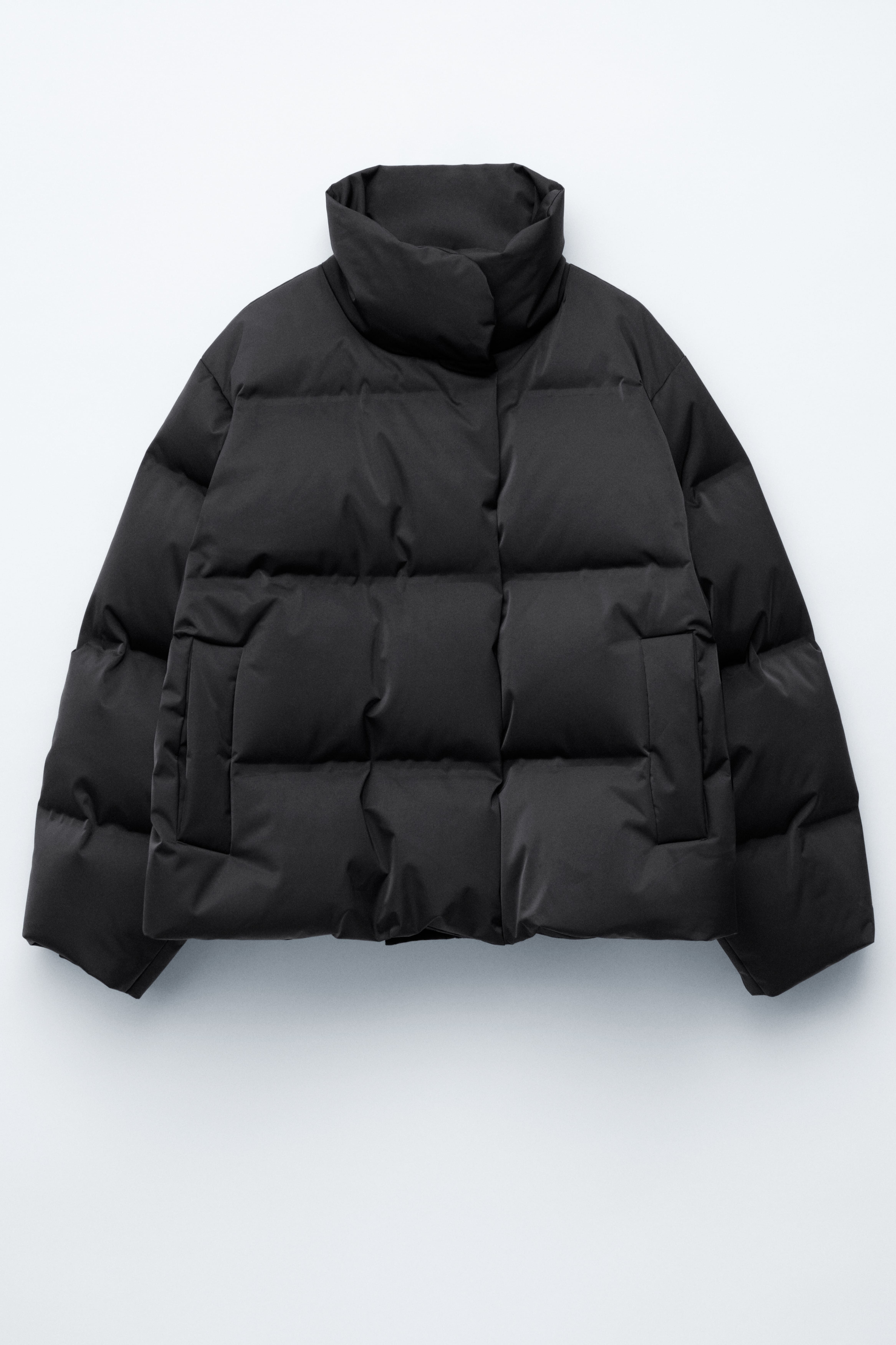 Daunenjacke - Schwarz/Graubraun