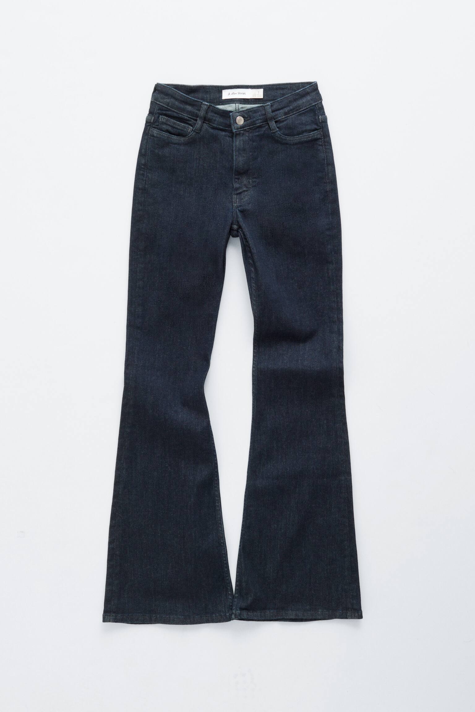 Slim Low-Rise Bootcut Jeans - Dark Blue/Mid Blue - 2